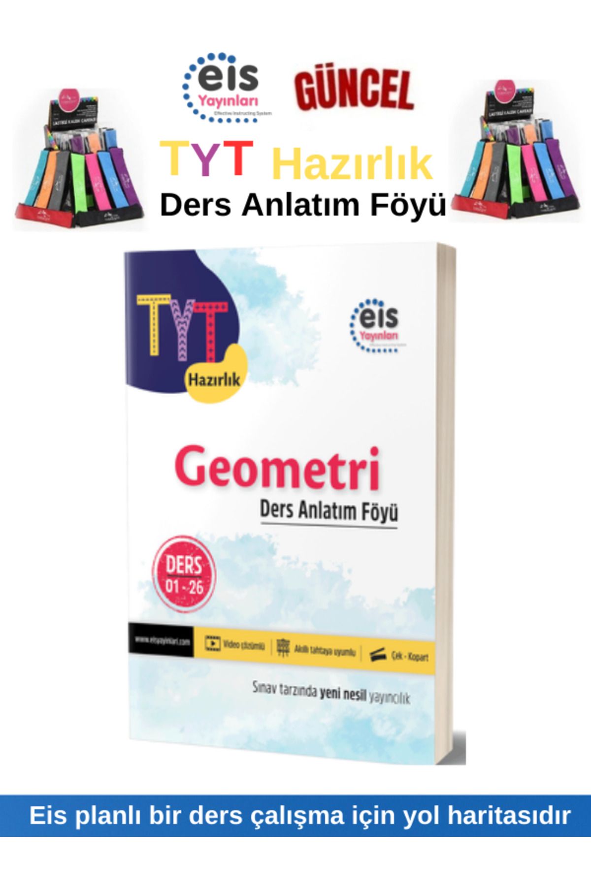 Ens Yayıncılık Güncel Tyt Hazırlık Geometri Ders Anlatım Föyü(Ders 1-26)+Kalemlik