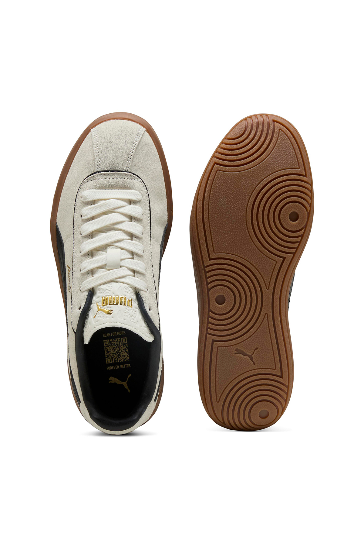 Puma Club Klassika SD 400718 Unisex Spor Ayakkabı BEJ görsel 3