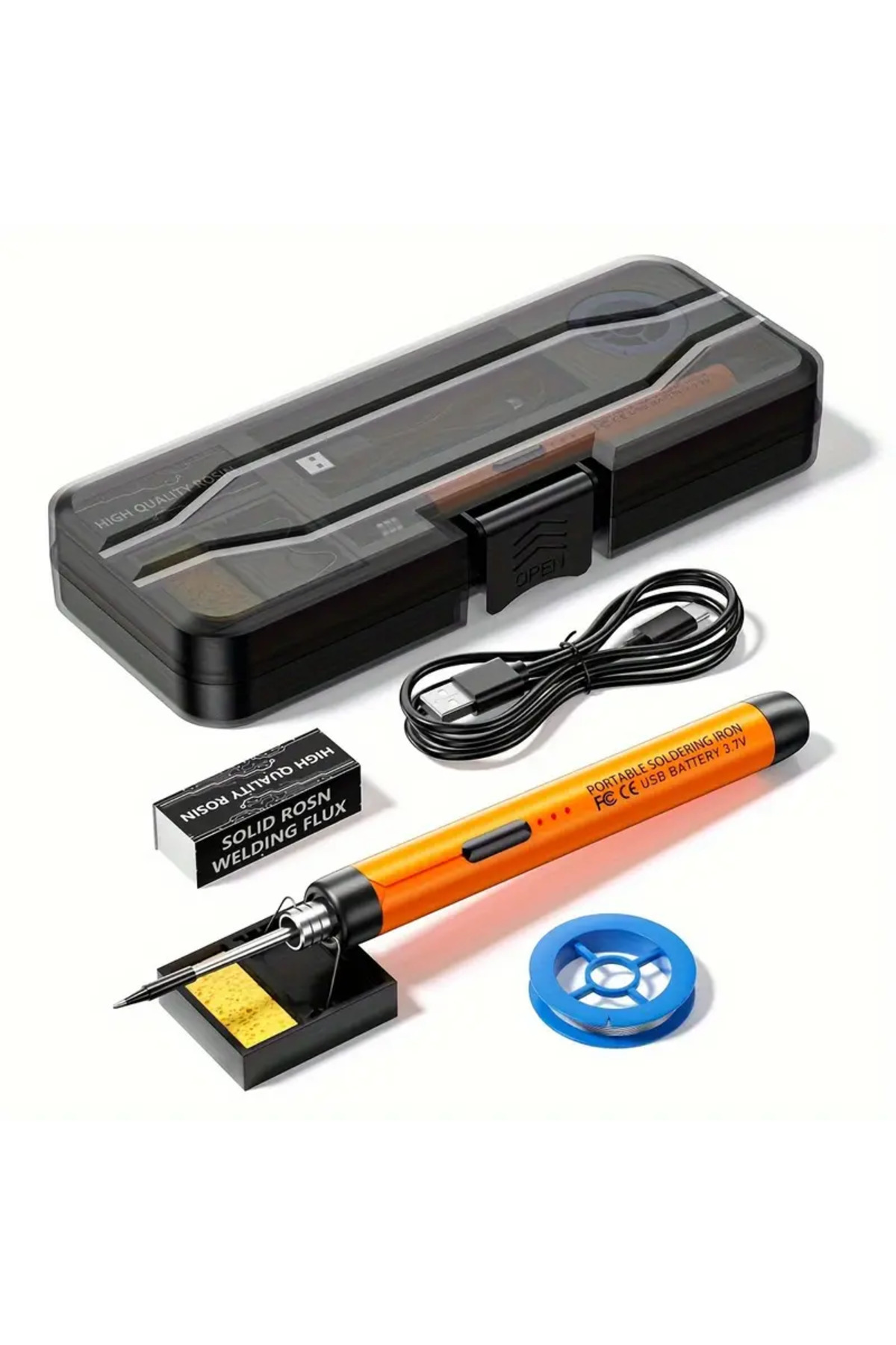 SYNOPE USB Kablosuz Elektrikli Lehimleme Demiri 5V Uygun Düşük Voltaj 8W Şarj Elektrikli Kaynak Kalemi