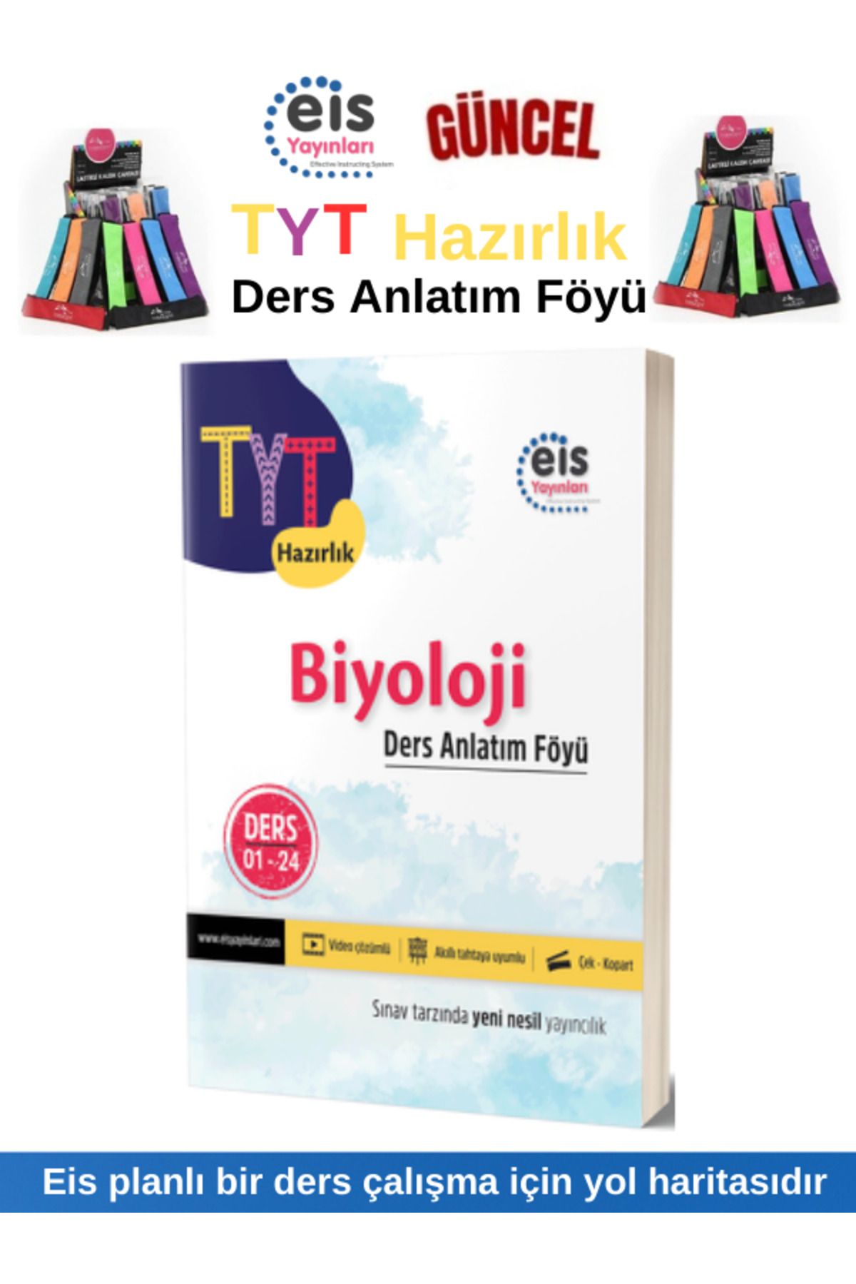 Ens Yayıncılık Güncel Tyt Hazırlık Biyoloji Ders Anlatım Föyü(Ders 1-24)+Kalemlik