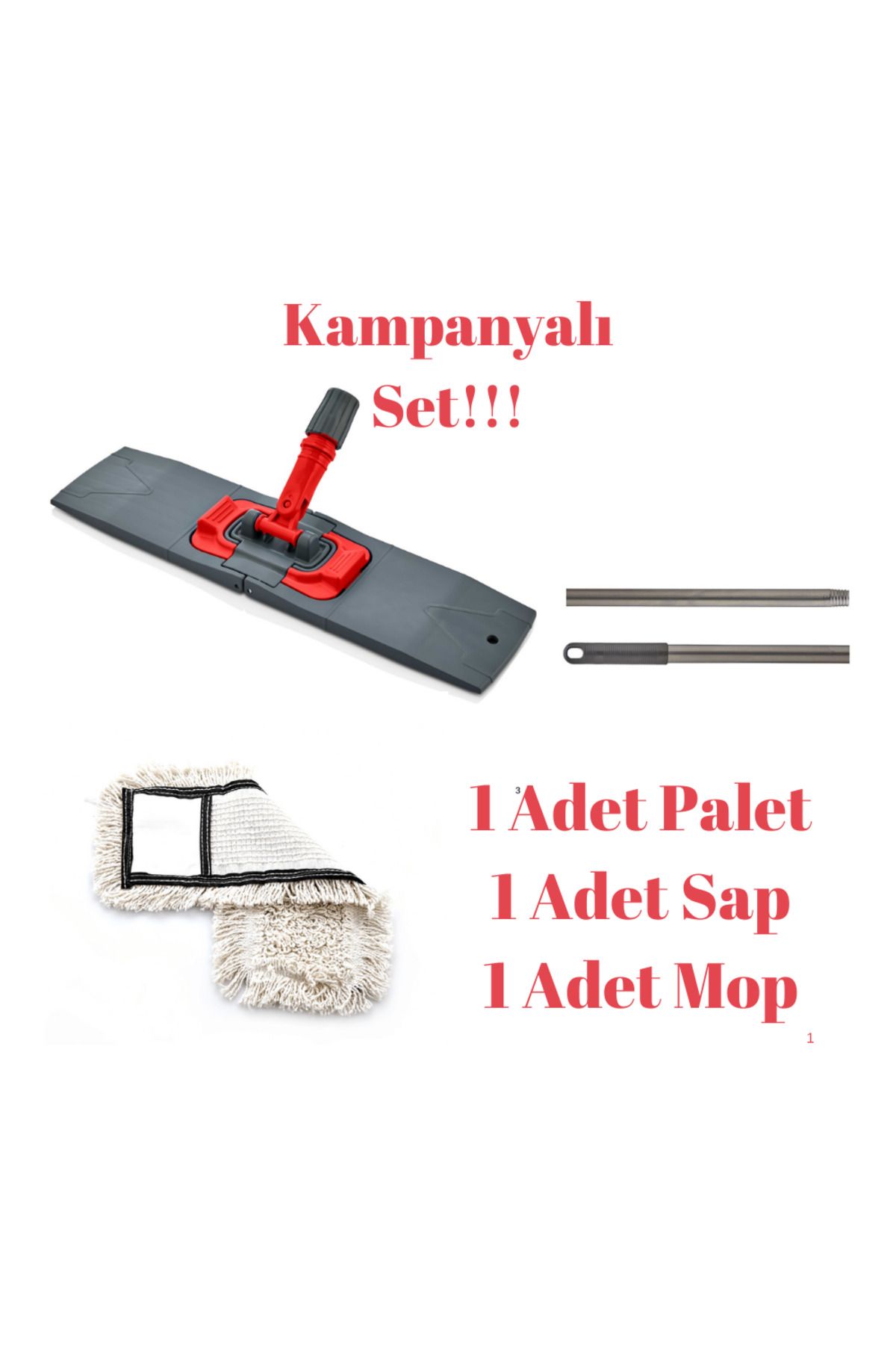 Ermet Kampanyalı Set!!!! Ermet Sap,Mop Ve Mop Aparatı Fırsat Ürünü