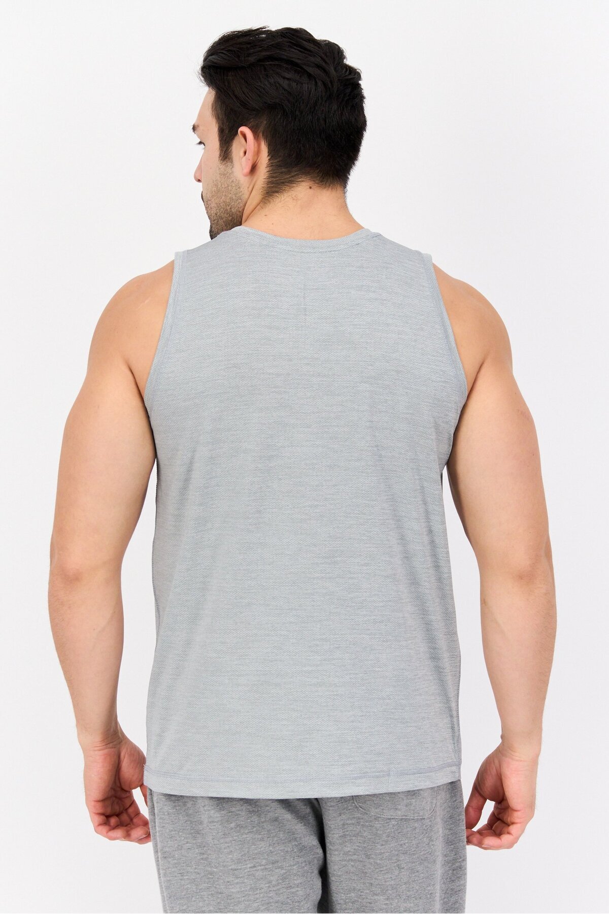 Legend-Men Sportswear Sleeveless Training Tank, Light Grey 3