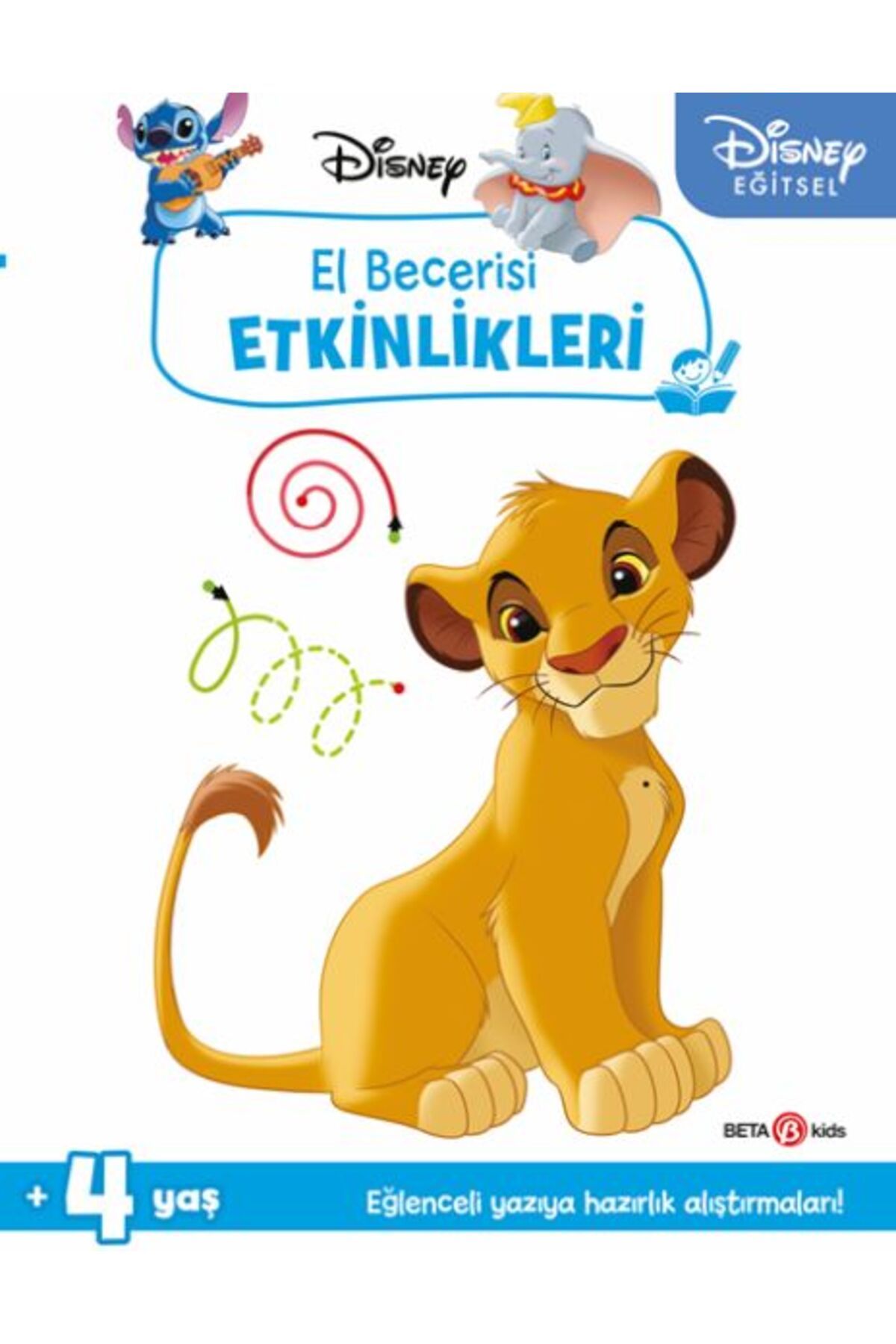 BETA byou Disney Eğitsel Simba El Becerisi Etkinlikleri Yazıya Hazırlık