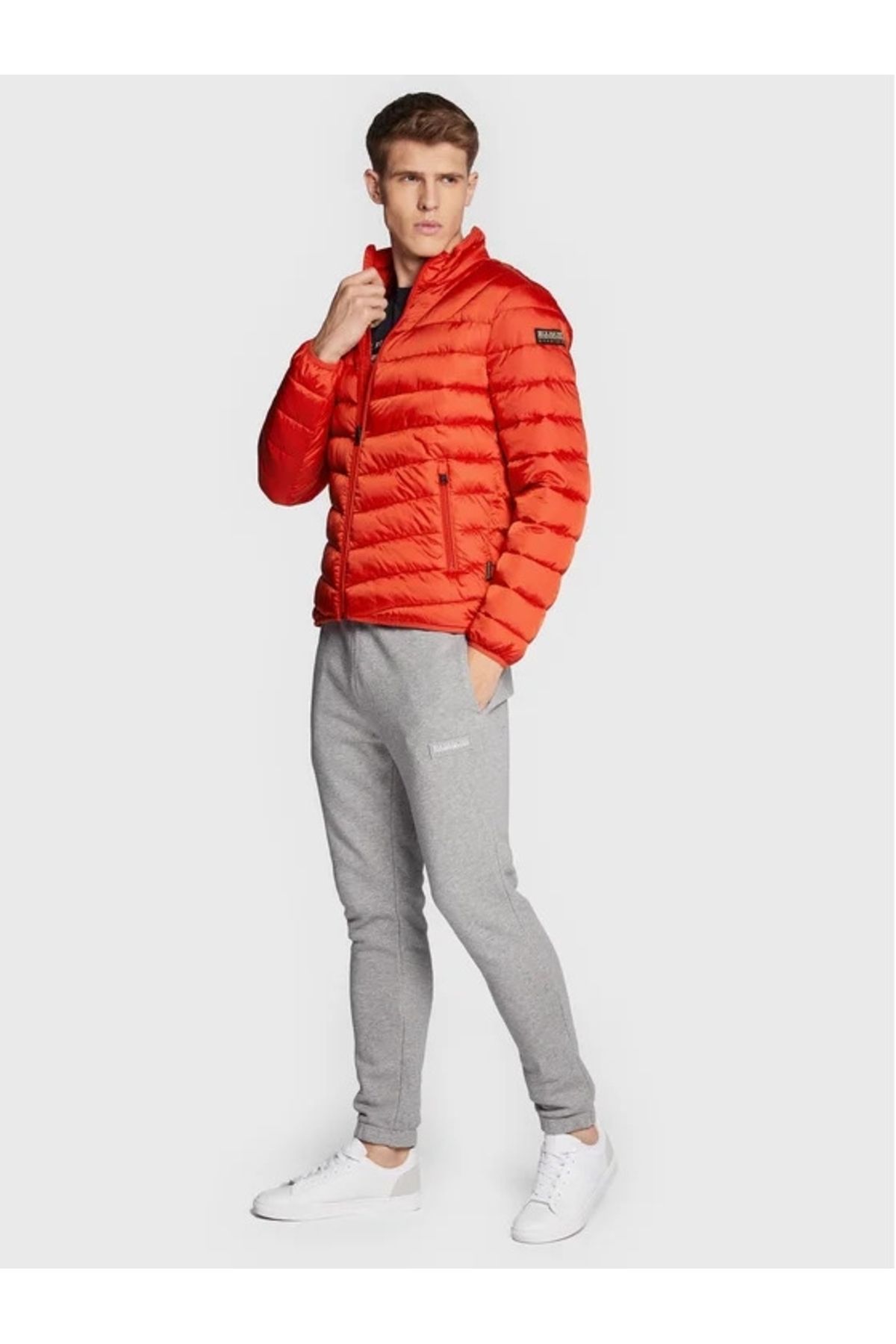 Napapijri-Men's marigold orange jacket Napapijri Aerons S 3 1