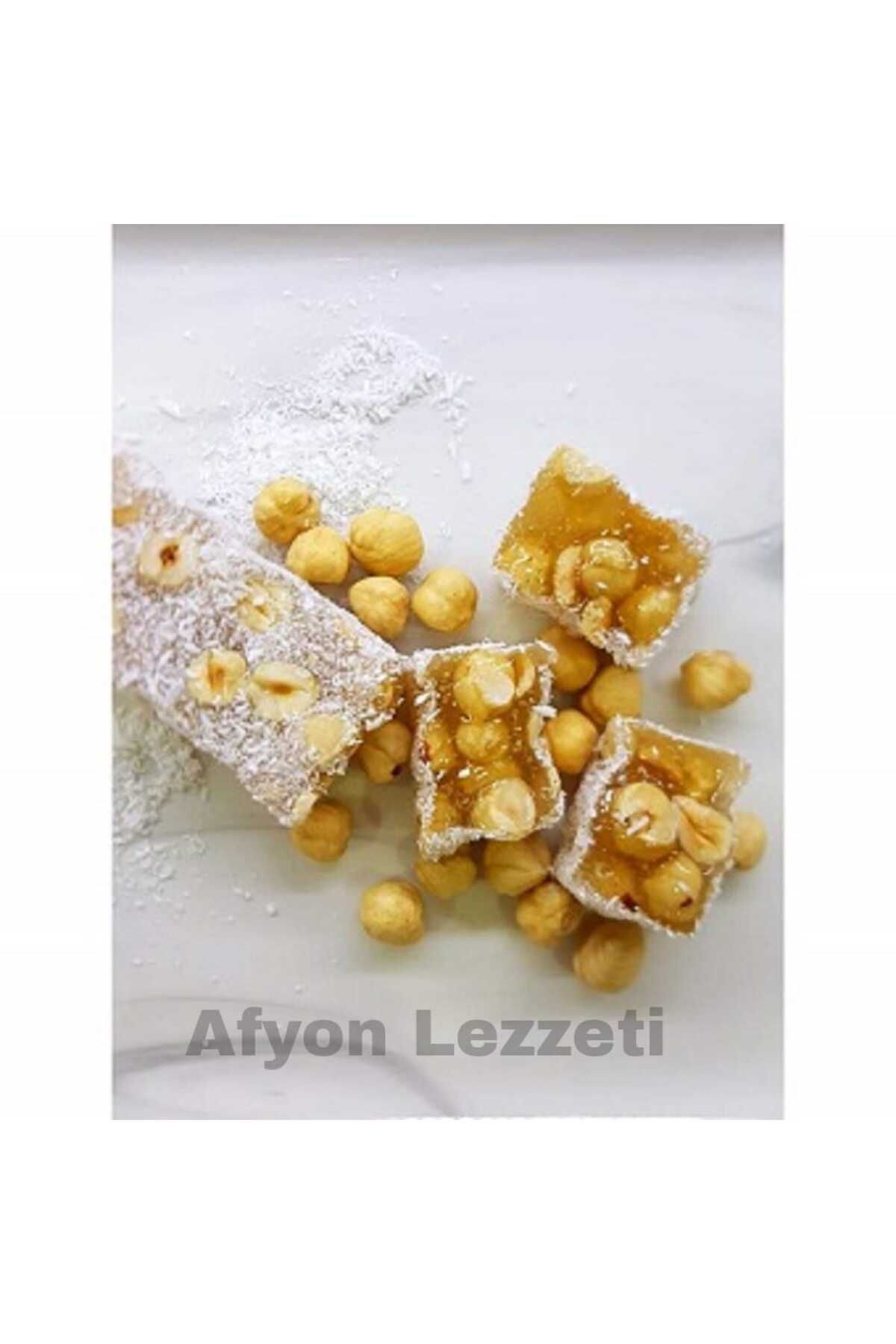 AFYON LEZZETİ GÜVEN VE AFİYETLE Meşhur Afyon Klasik Fındıklı Lokum 500 Gr