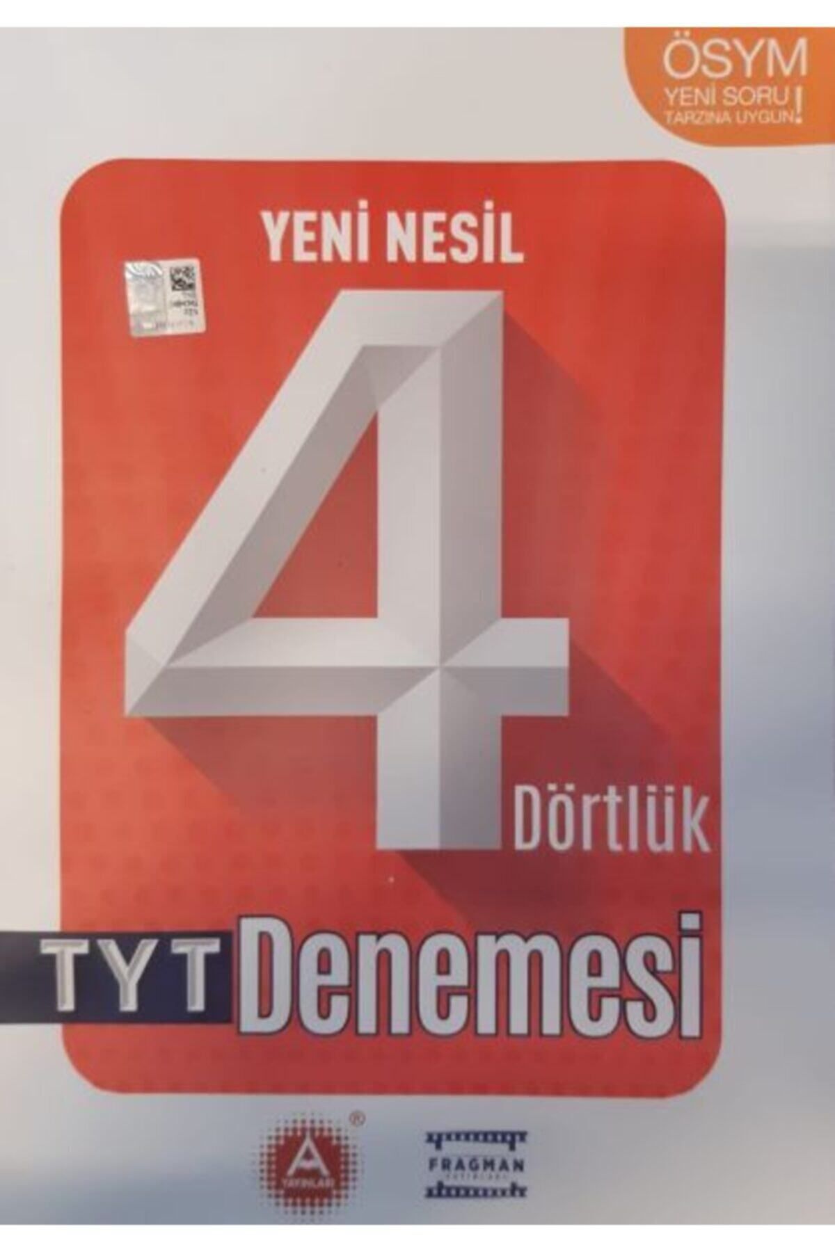 A Kitap A Yayınları Tyt Yeni Nesil 4lü Deneme Seti