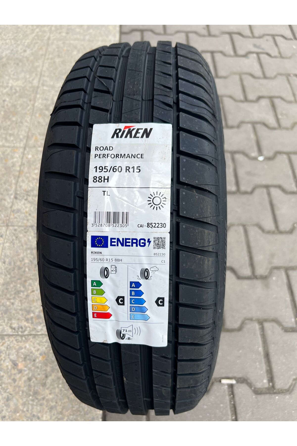 RIKEN 195/60R15 88H ROAD PERFORMANCE RİKEN YAZLIK LASTİK 2024 TARİHLİ YAZLIK LASTİK