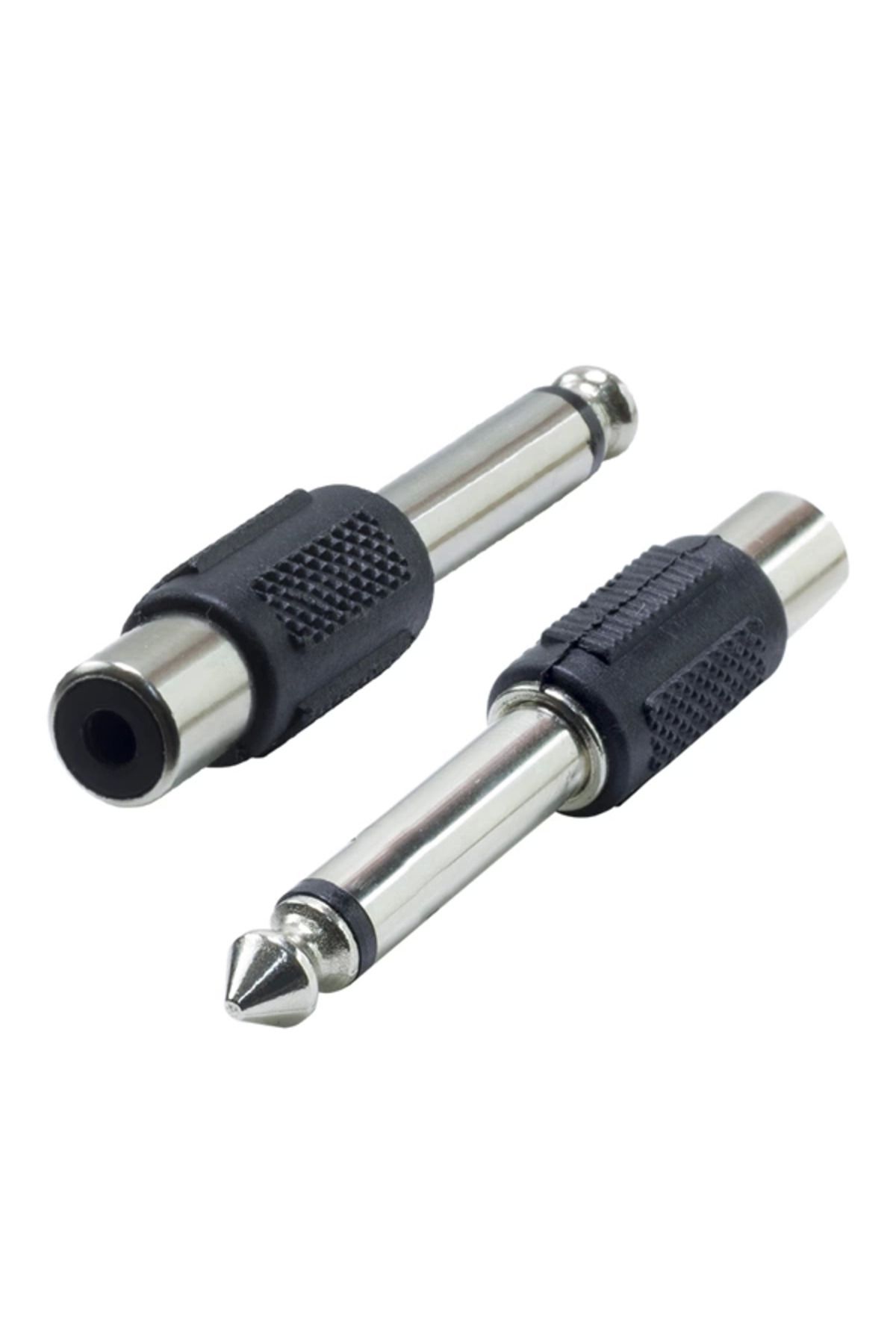 DEKORANLA Çok Renkli 6.3 mm Mono Erkek ve Dişi Jack Çevirici, Çok Renkli, Çok Fonksiyonlu