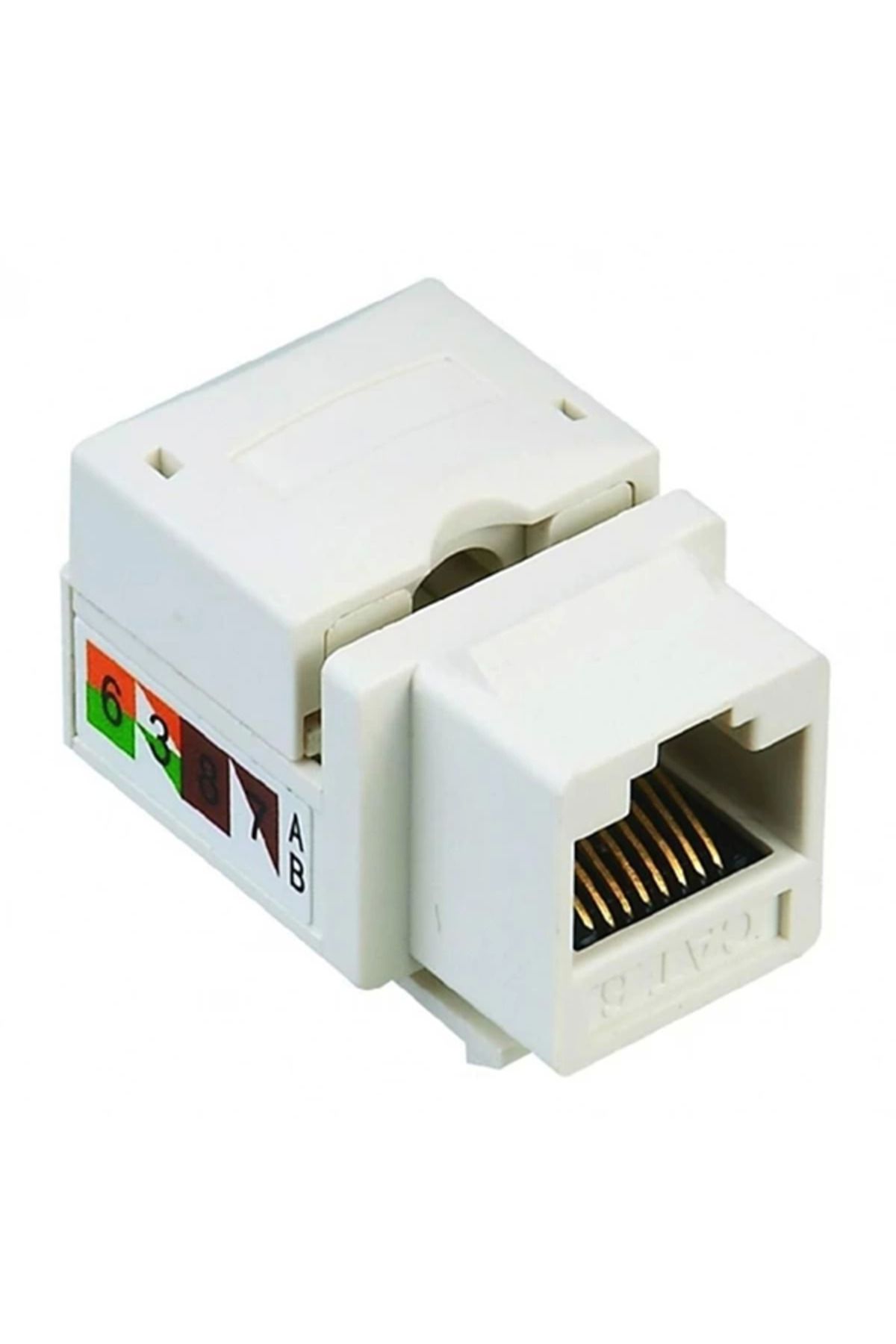 evimera Rj 45 Şase 8P8C Utp 6 90 Derece Keystone Jack (4767)