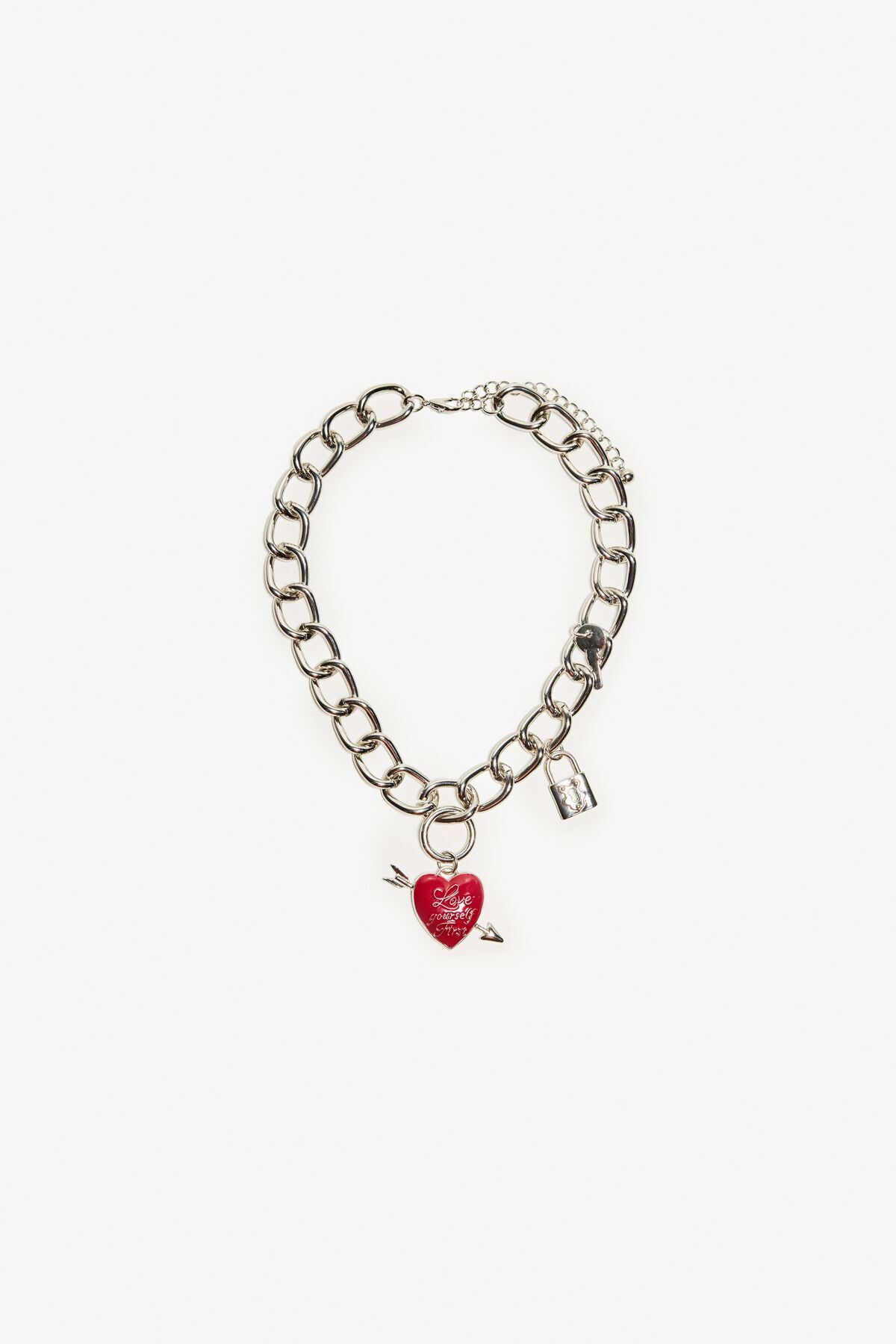 Bershka-Chain necklace with pendant 2