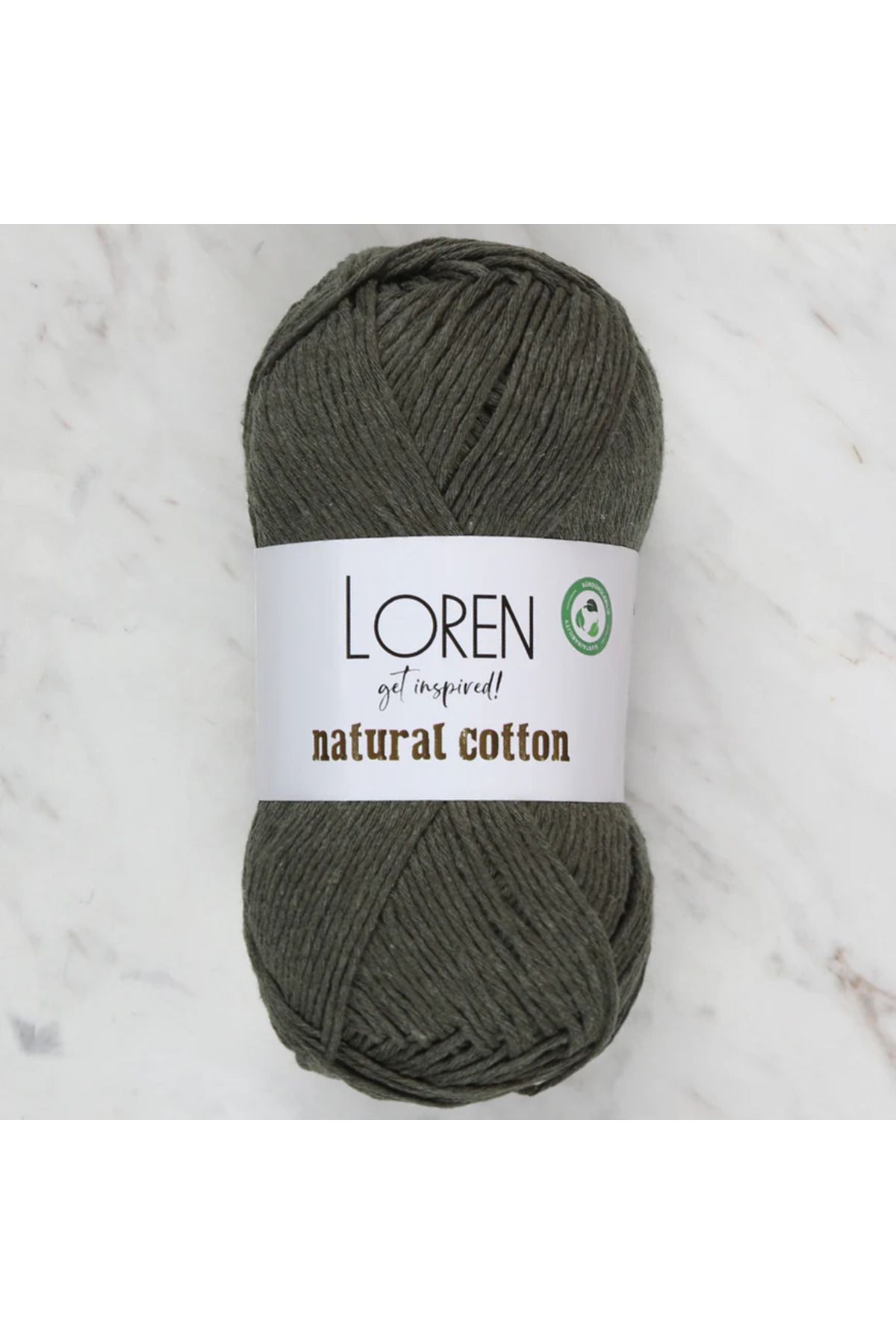 etexy Loren Natural Cotton Yeşil El Örgü İpi - R104