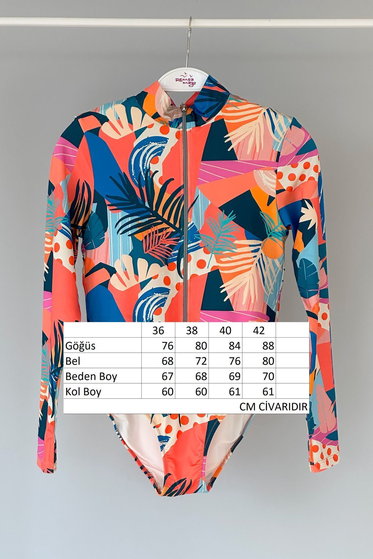Remsa Mayo-Costum de baie pentru înotător Costum de baie Remsa R092A înotător exotic 8