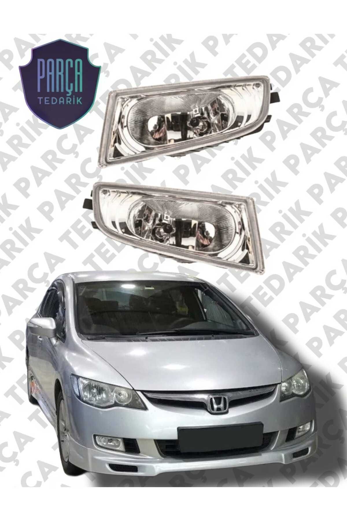 PARÇA TEDARİK Honda Civic FD6 SAĞ-SOL ÖN SİS LAMBASI TAKIMI 2007-2009 MODEL ARALIĞI UYUMLUDUR