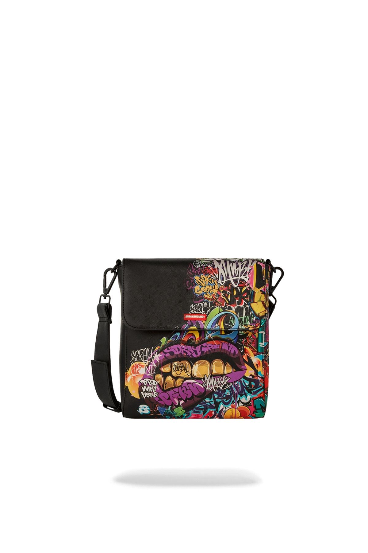 Sprayground Half Graff Lipstick Messenger Sling Çanta Şık ve Fonksiyonel Tasarım