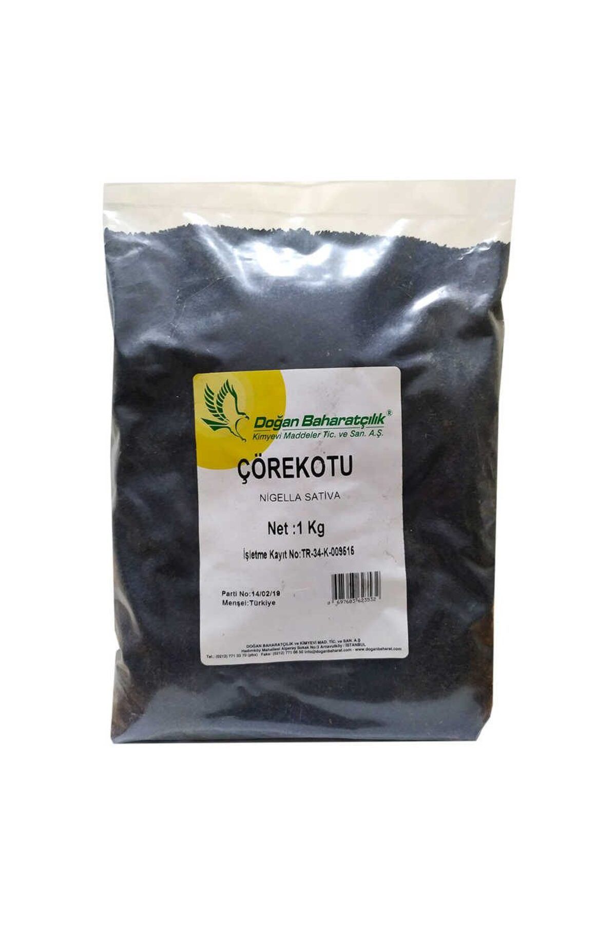 feifei Çörek Otu Doğal Tane 1000 Gr Paket