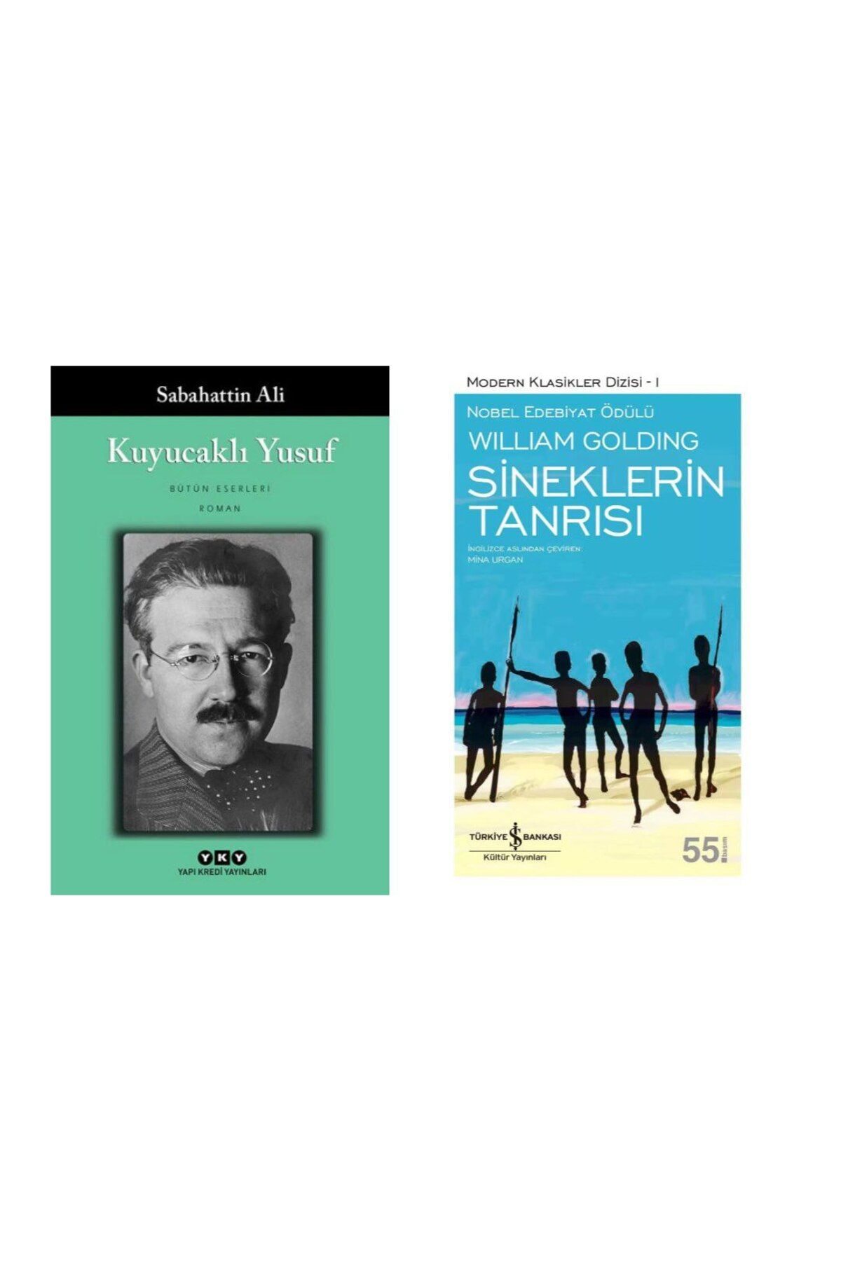 Yapı Kredi Yayınları Kuyucaklı Yusuf - Sabahattin Ali - Sineklerin Tanrısı - Sir William Gerald Golding