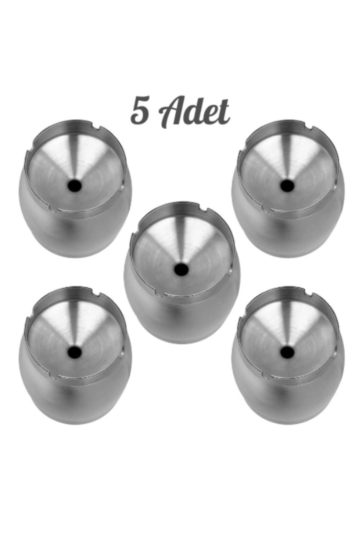 PİNHAN-5-Piece Stainless Steel Odorless Barrel Ashtray Advantage Set - Plastic Free (Oto, Home, Office, Garden) 1