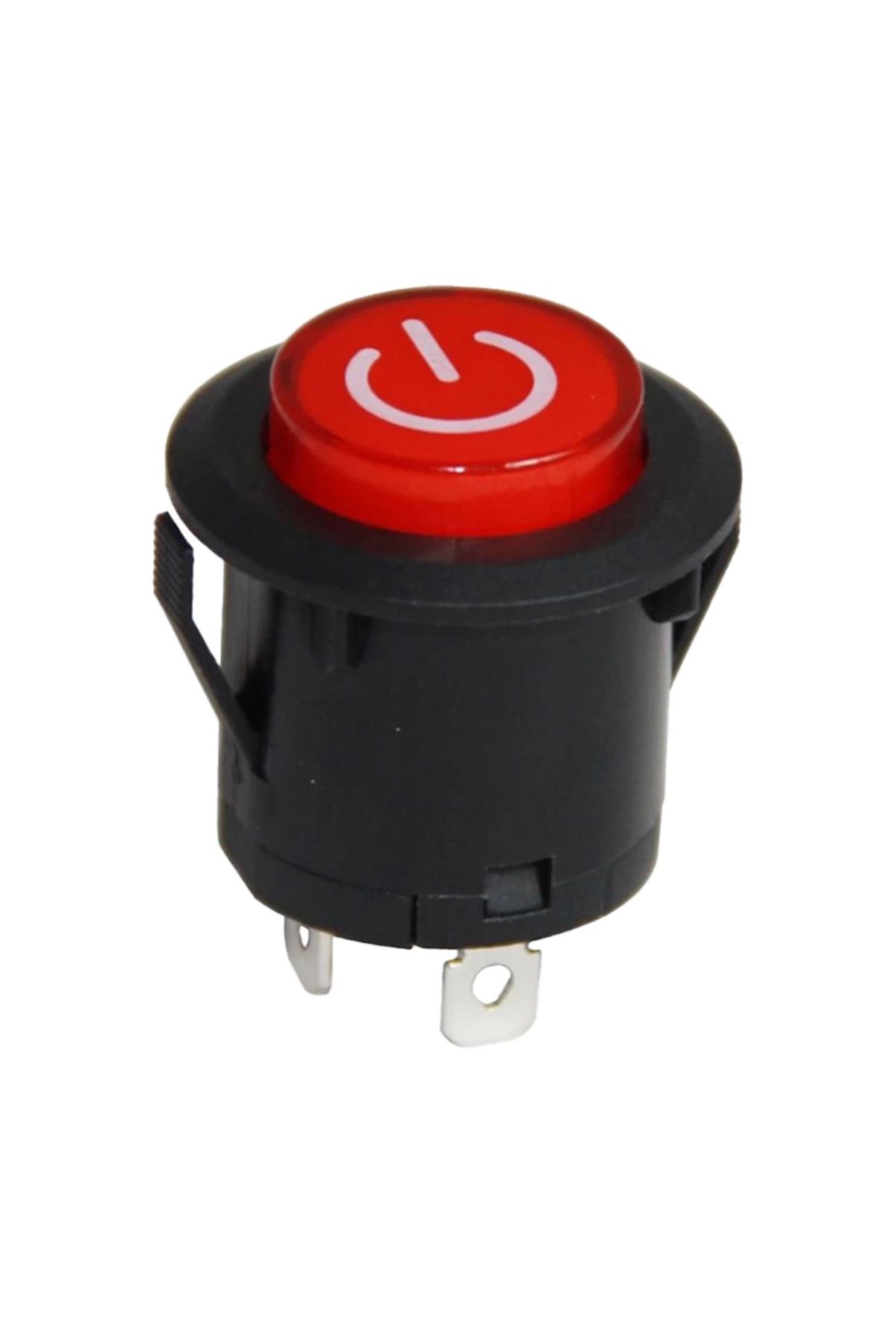 evimera 26Mm Yayli Rocker Buton Işikli Power SiMgeli (Ic-180E) (4767)