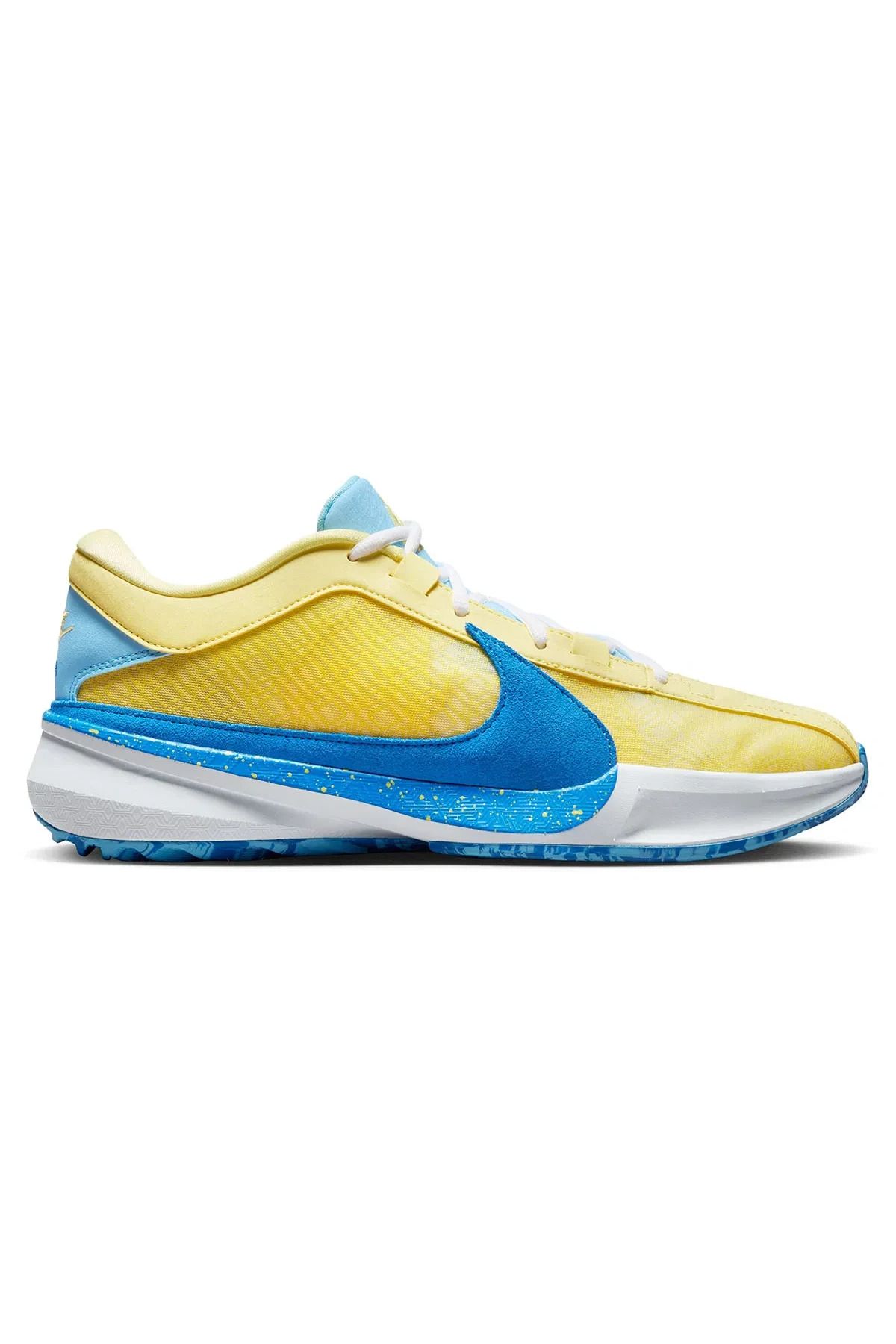 Nike-Zoom Freak 5 Men's Basketball Shoes - Yellow, Sportie 1