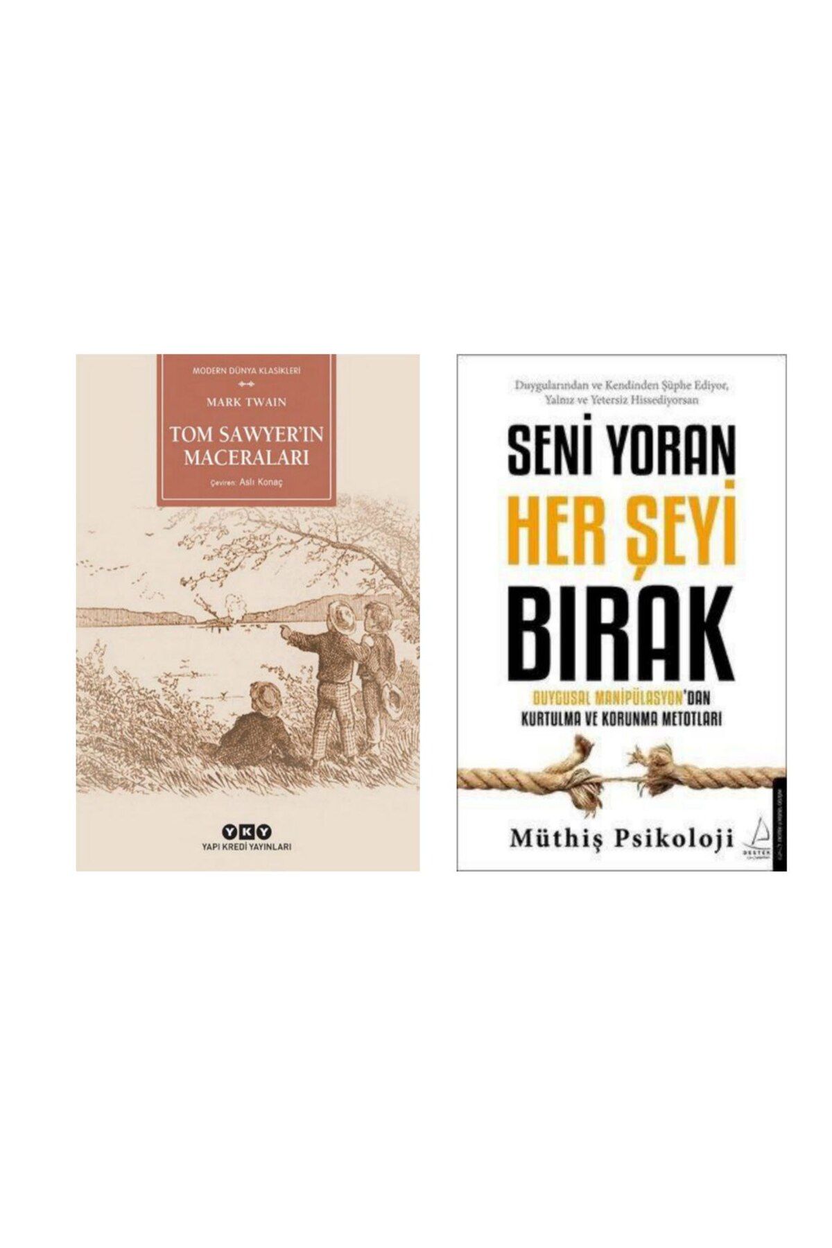 Yapı Kredi Yayınları Tom Sawyerin Maceraları - Mark Twain Seni Yoran Her Şeyi Bırak - Müthiş Psikoloji