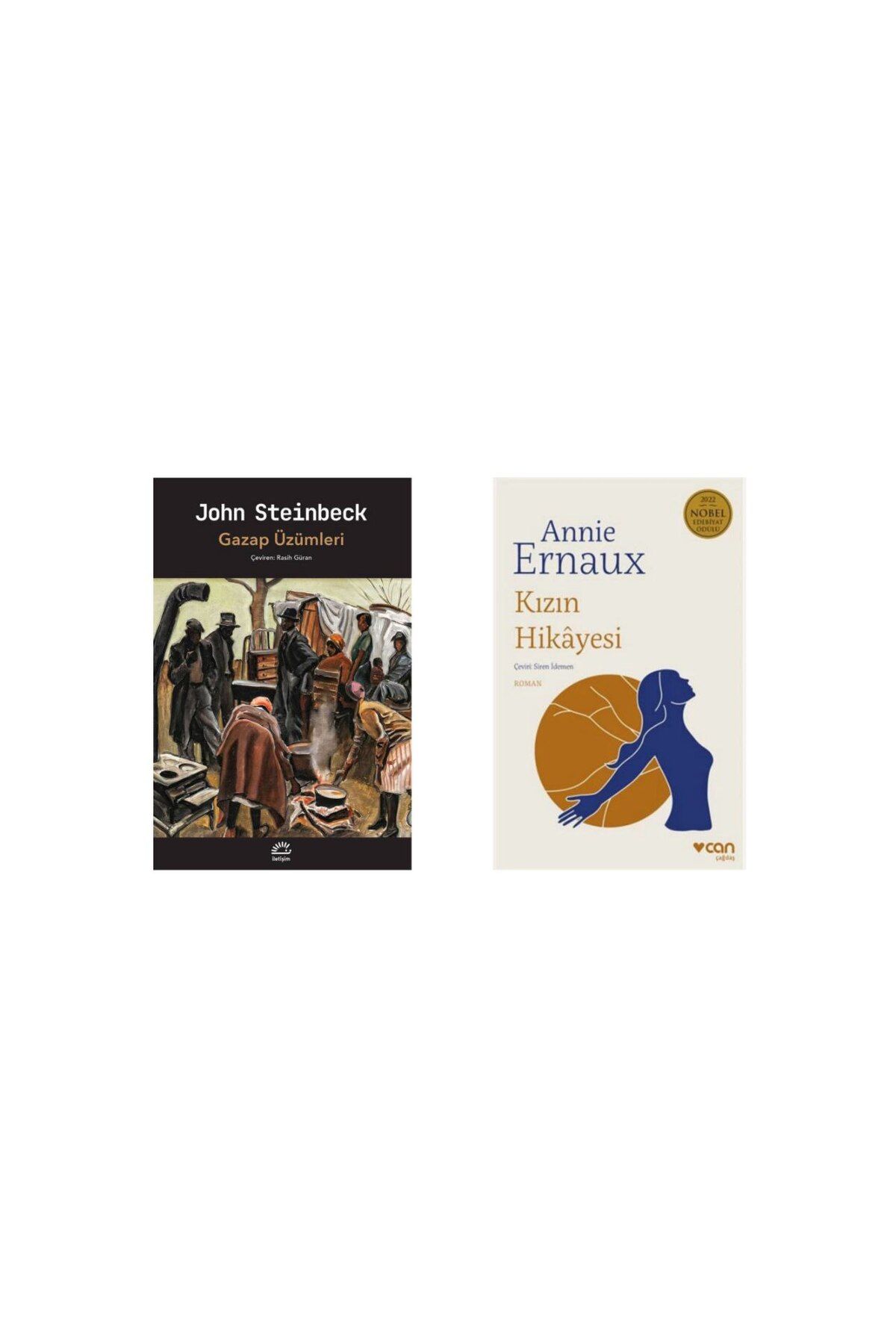 İletişim Yayınları Gazap Üzümleri - John Steinbeck - Kızın Hikayesi - Annie Ernaux