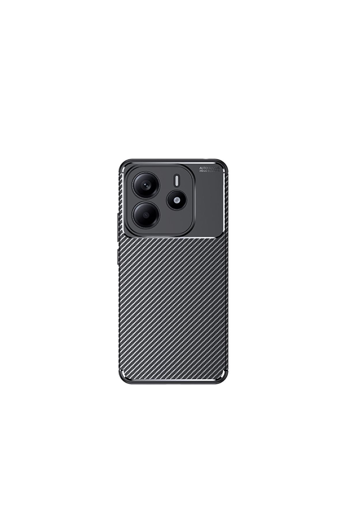 Nezih Case Xiaomi Redmi Note 14 Uyumlu Kamera Korumalı (KARBON TASARIM) Ultra Koruma Lüx Silikon Kılıf