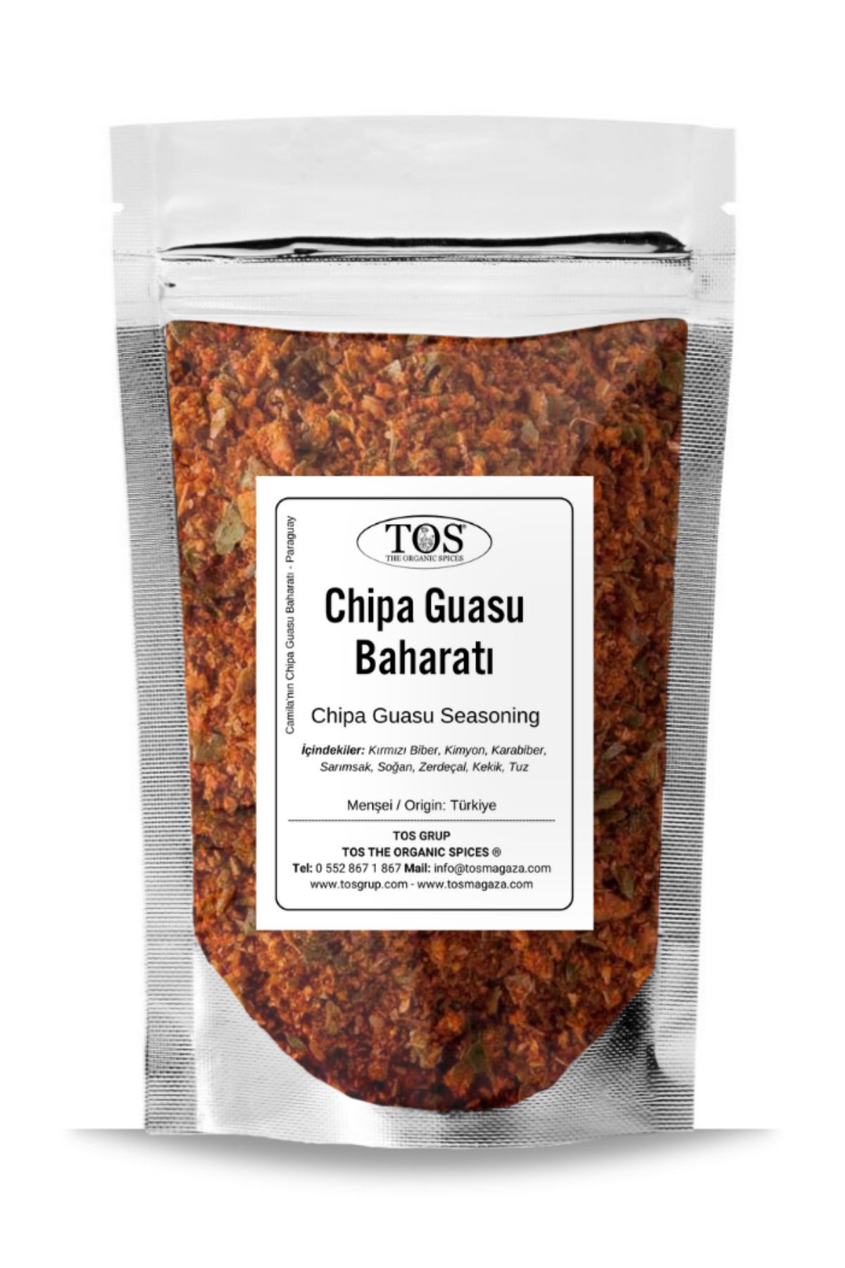 TOS The Organic Spices Camila'nın Chipa Guasu Baharatı 500 gr Camila’s Chipa Guasu Seasoning