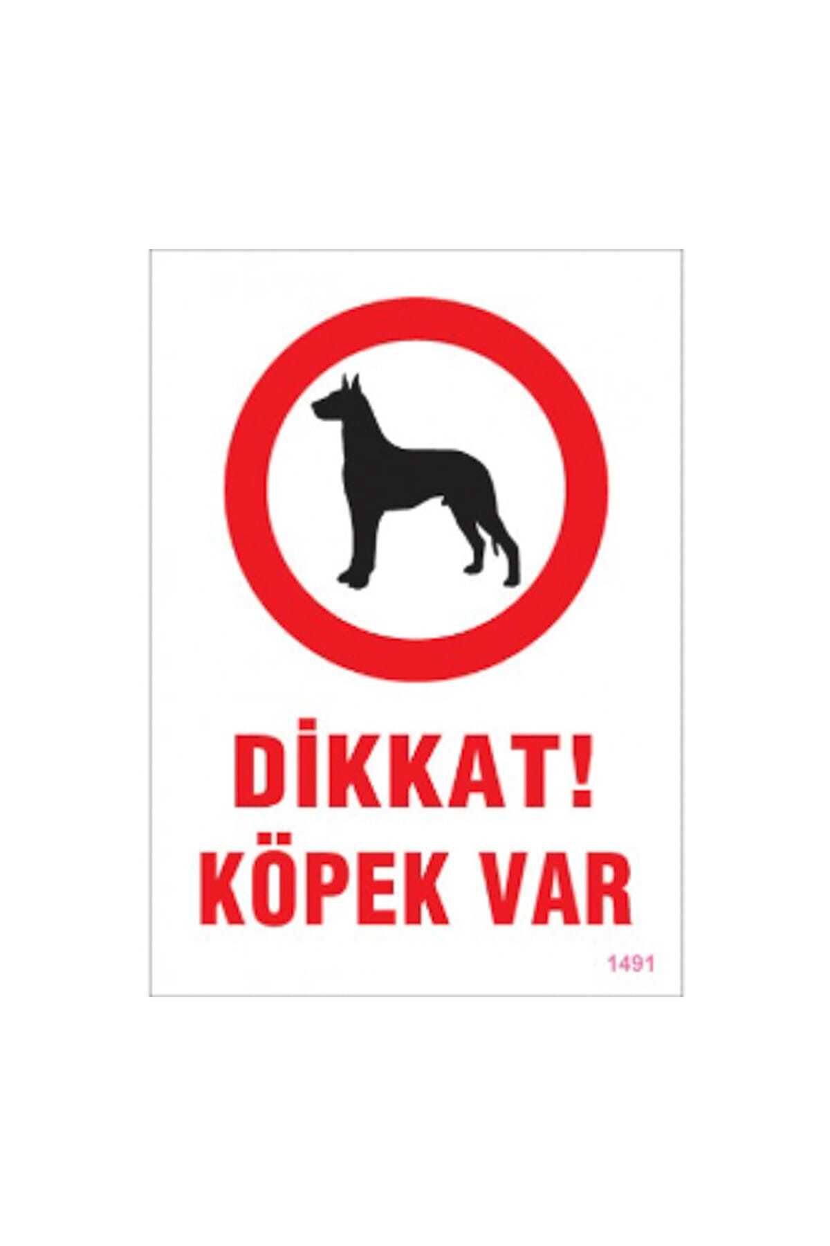 izmirdenet "dikkat Köpek Var" Yazısı 21x29 Pvc