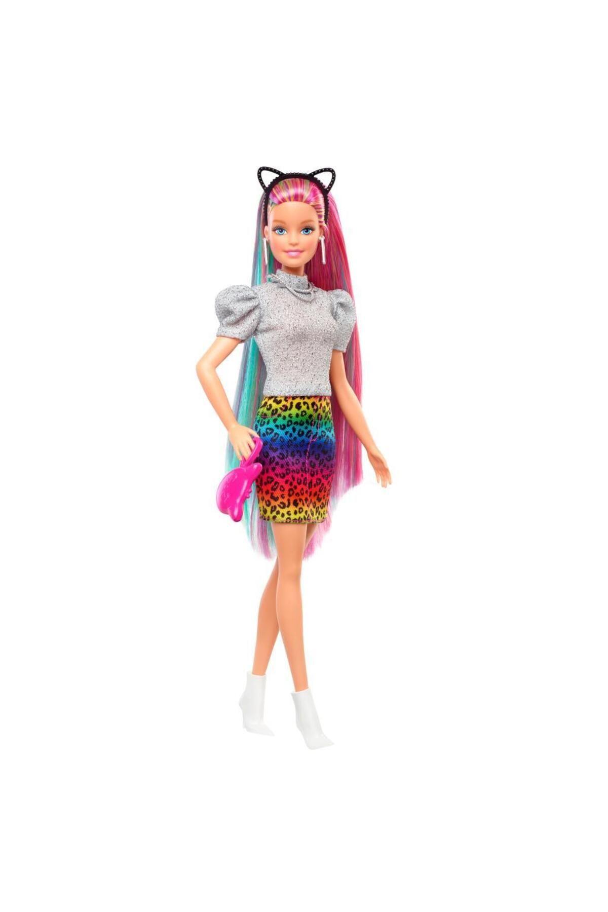 Barbie-Baby GRN81 - Leopard Patterned Hair 3