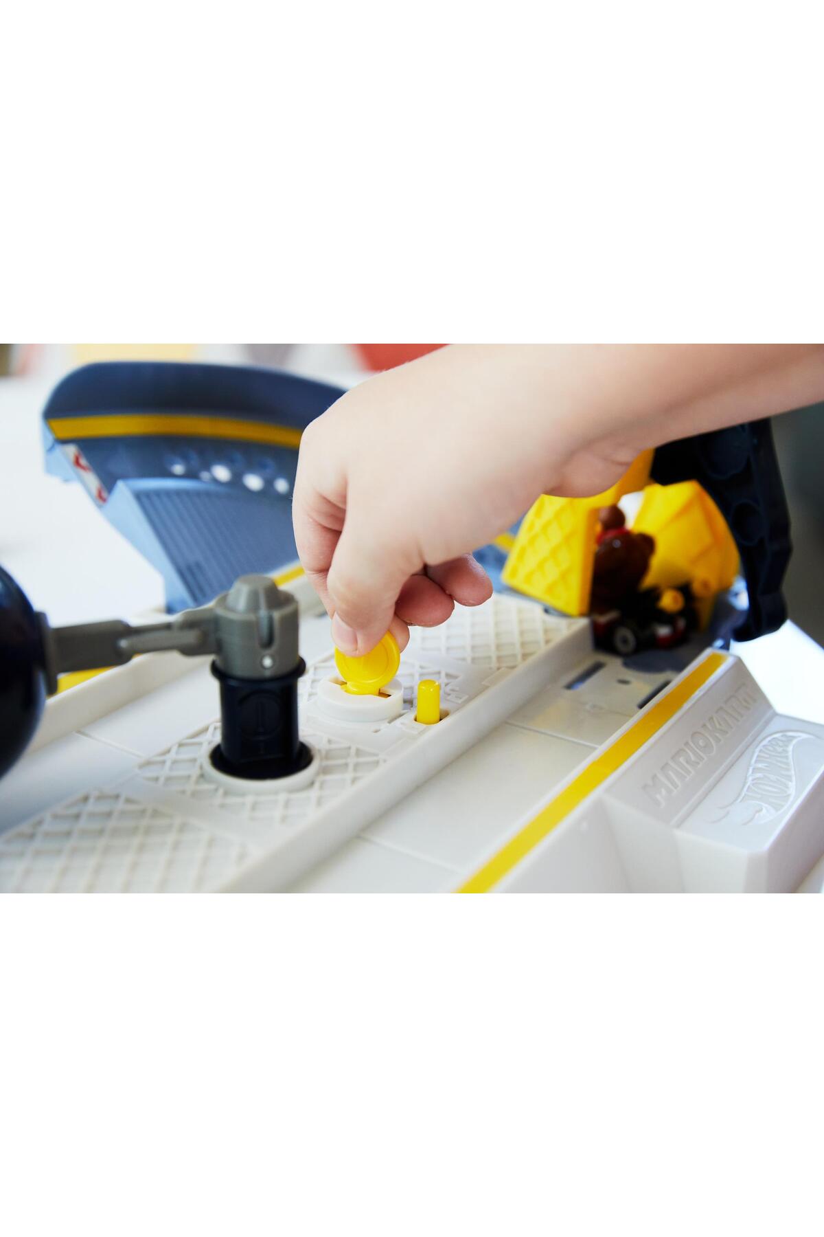 HOT WHEELS Mario Kart Çılgın Yaratıklar Oyun Seti Serisi - Chain Chomp Challenge Seti Gcp26-gky48 fotoğrafı 3 (önizleme)