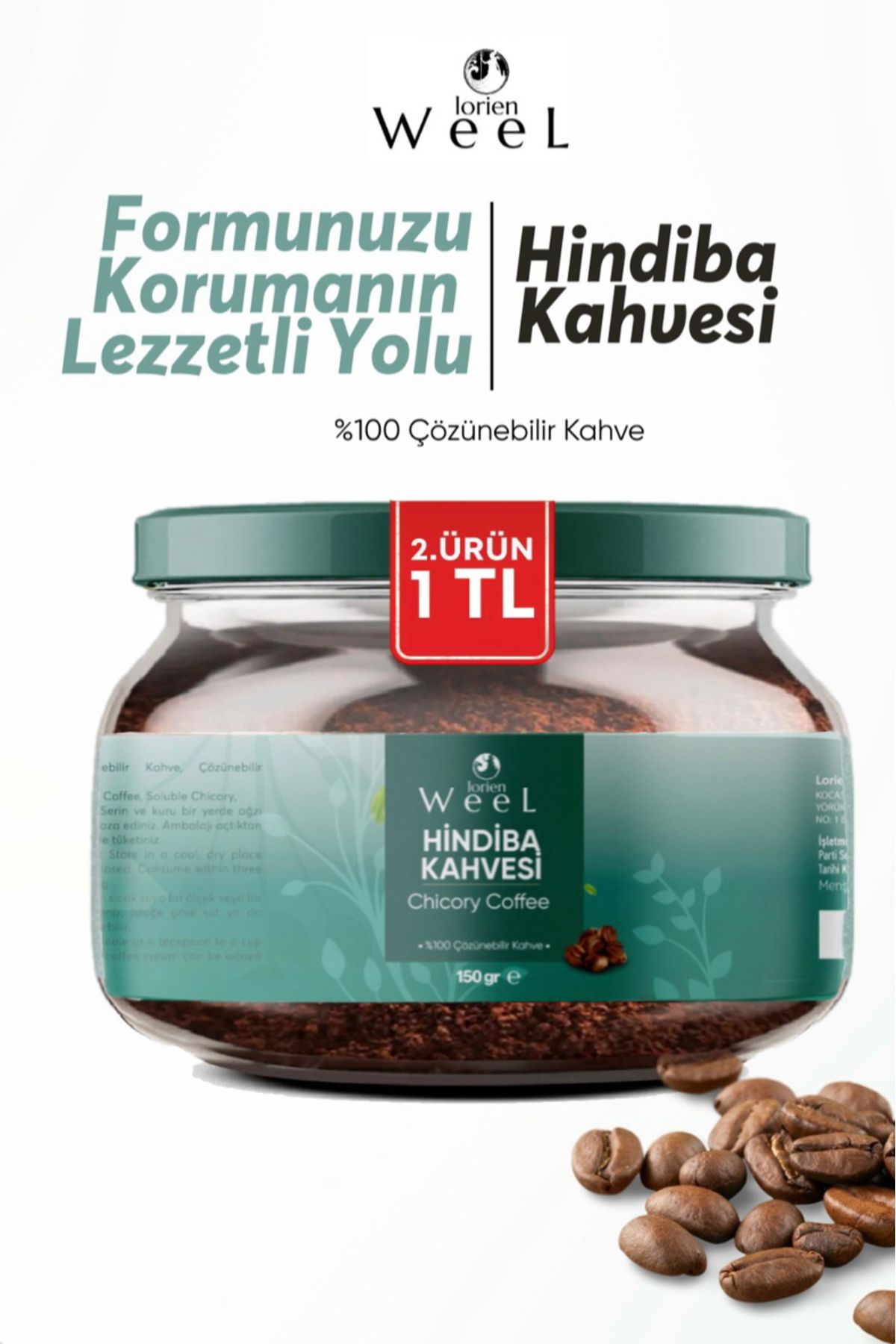 Lorien Weel HİNDİBA KAHVESİ KİLO VERMEDE YARDIMCI DETOX KAHVE