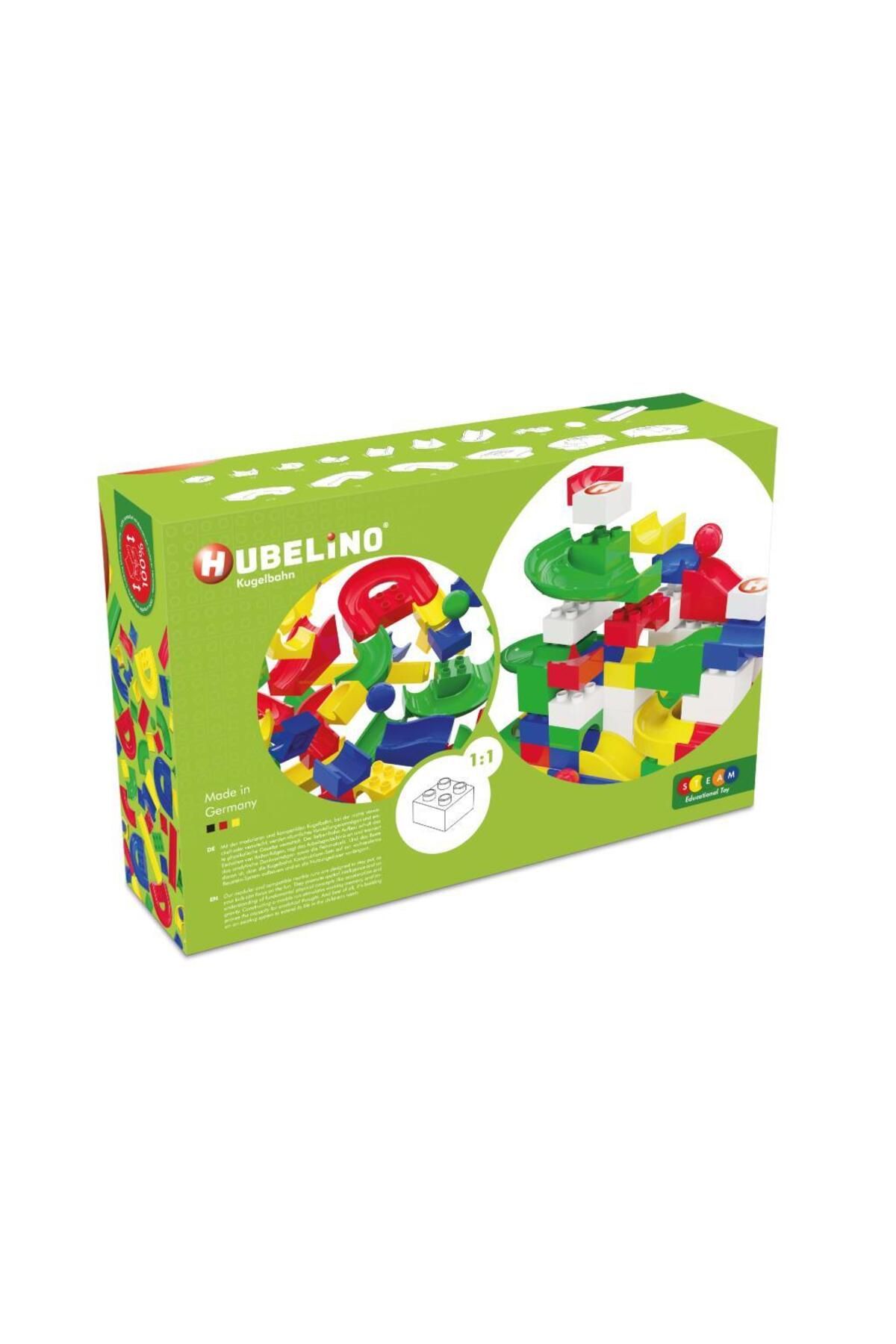 Hubelino-مجموعة إنشاء عنصر العمل Marble Run (128 قطعة)420381 4