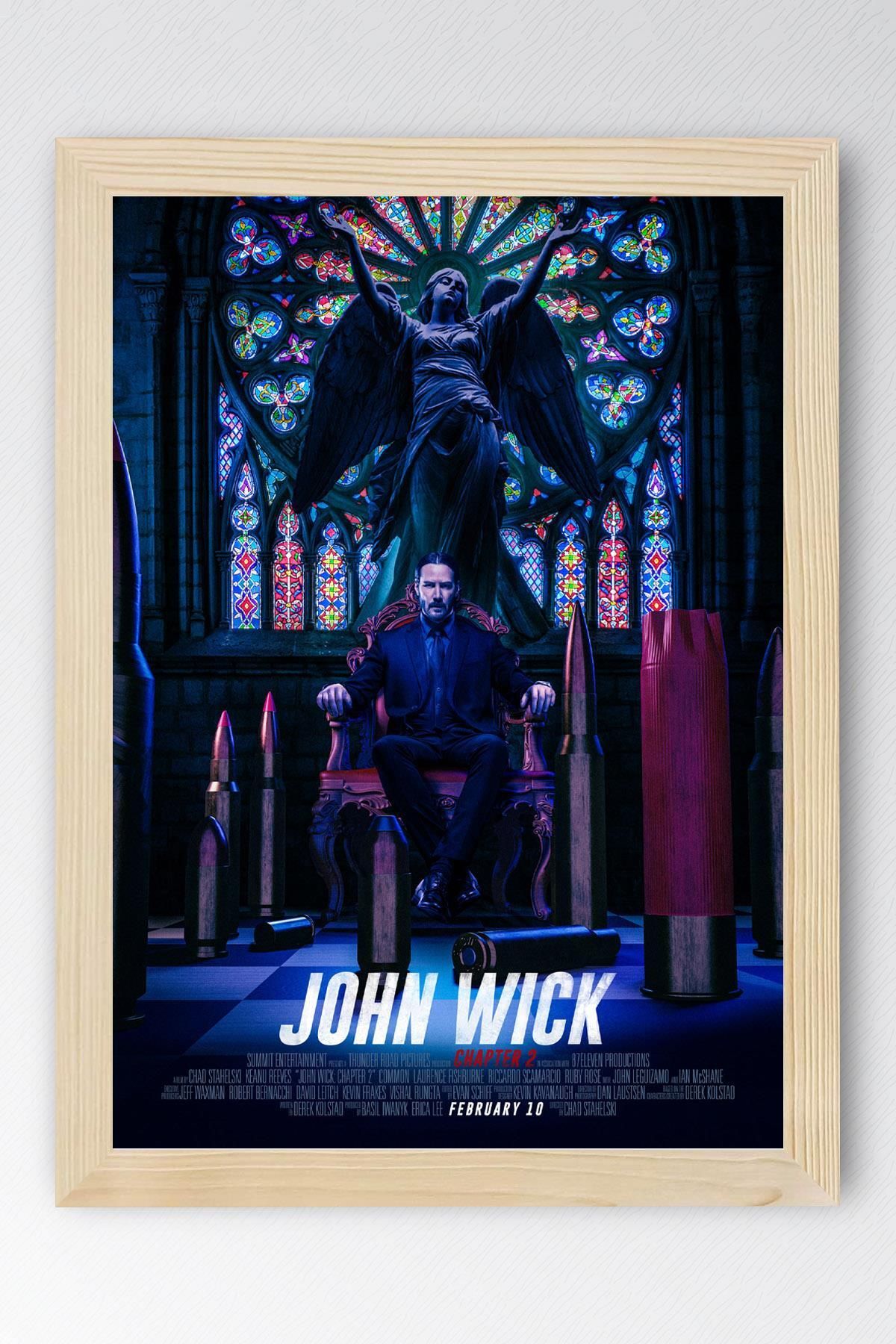 Saturn John Wick Çerçeveli Tablo - Film Posteri Tablo