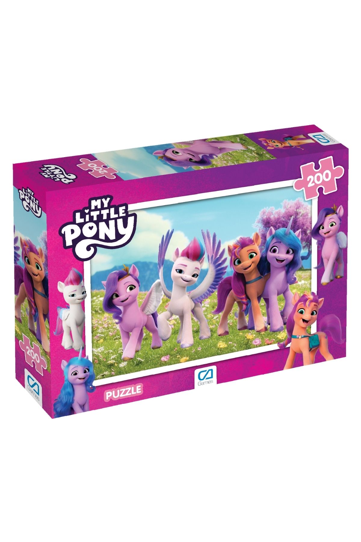 CA Games MyLittlePony Lisanslı 200 Parça 33x48cm Çocuk Puzzle Yapboz Serisi