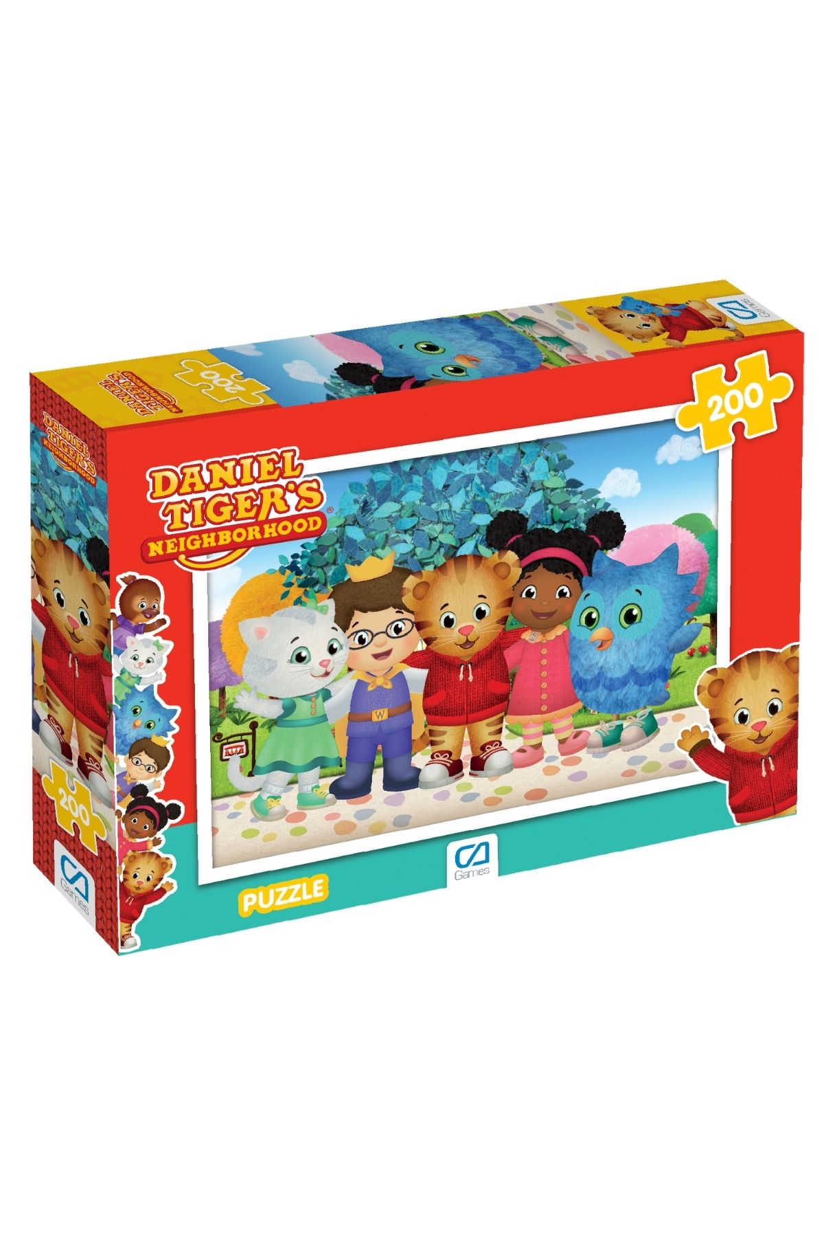 CA Games Daniel Tigers Lisanslı 200 Parça 33x48cm Çocuk Puzzle Yapboz Serisi