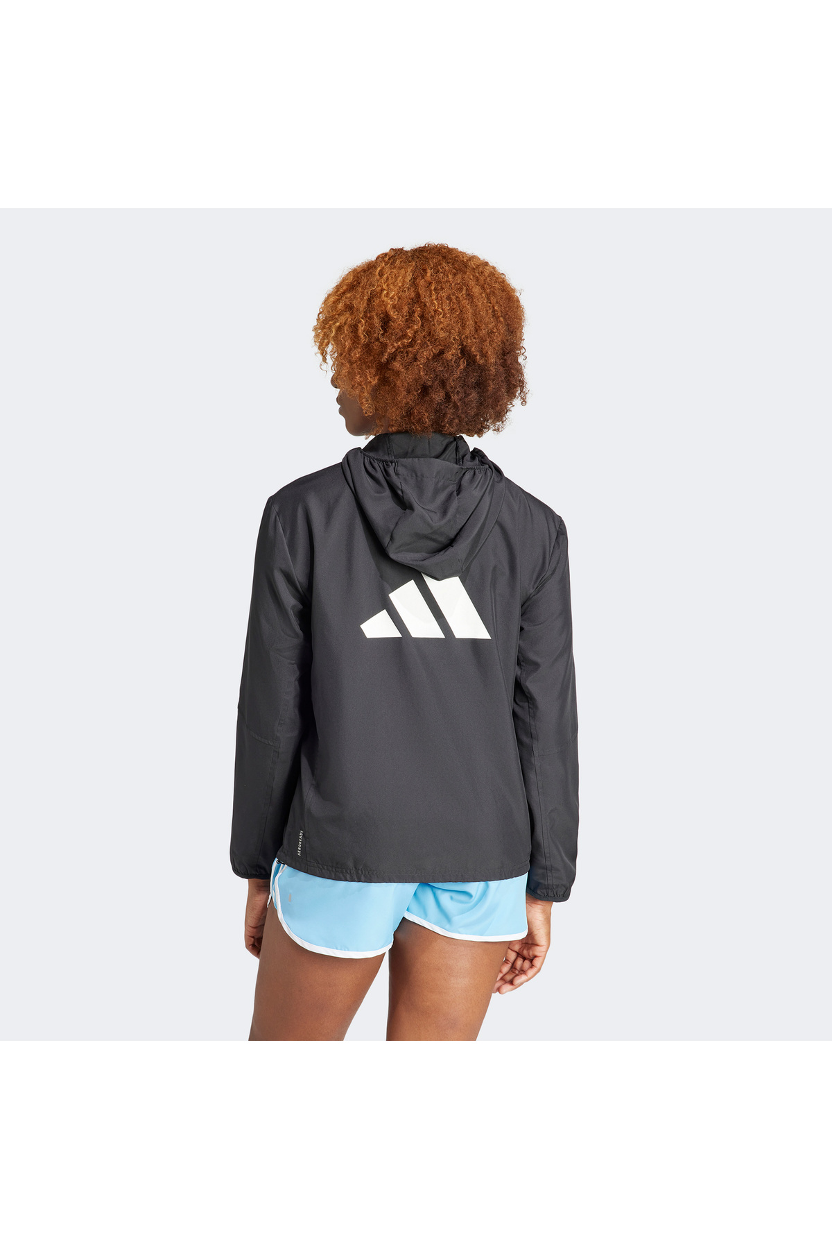 adidas Run It Jacket Kadın Siyah Koşu Ceketi görsel 2