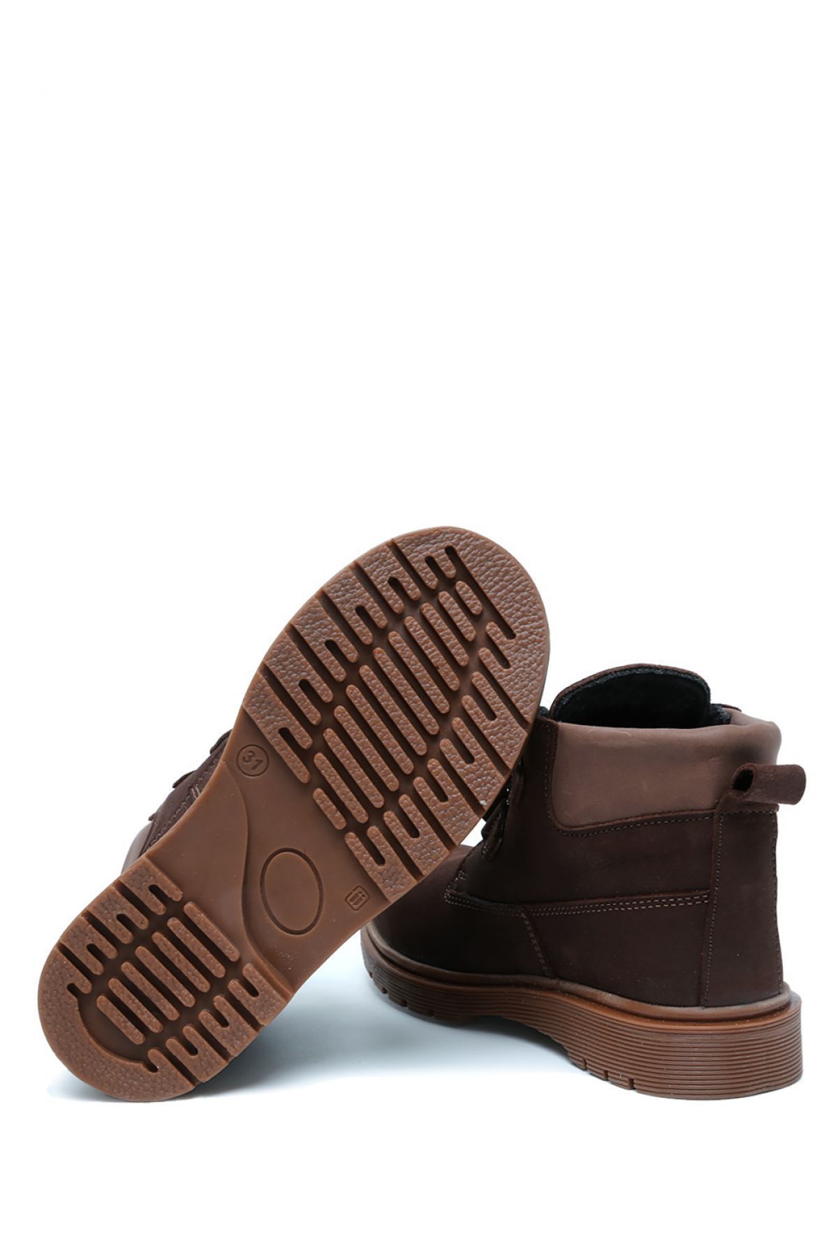 Kifidis-Kibo19 Kifidis-Kids Unisex Children's Boots 27-36 Brown Nubuck Leather 3