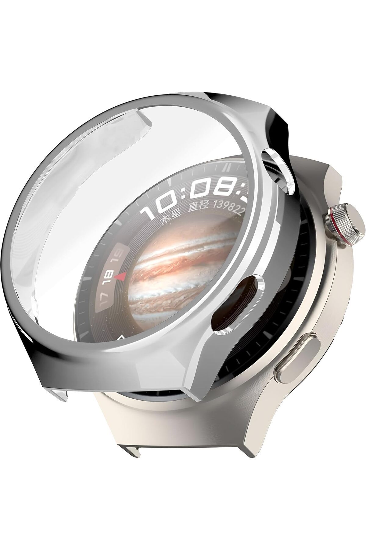 STOREMAX nffashopm Watch 4 Pro İçin Saatin Çerçevesini Tam Saran TPU Ekran Koruyuculu Çizilme ve Darbele