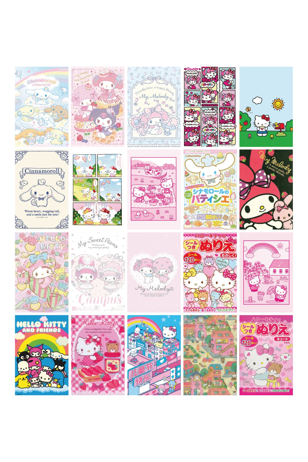 Altun Hello Kitty Poster 20'li 10*15