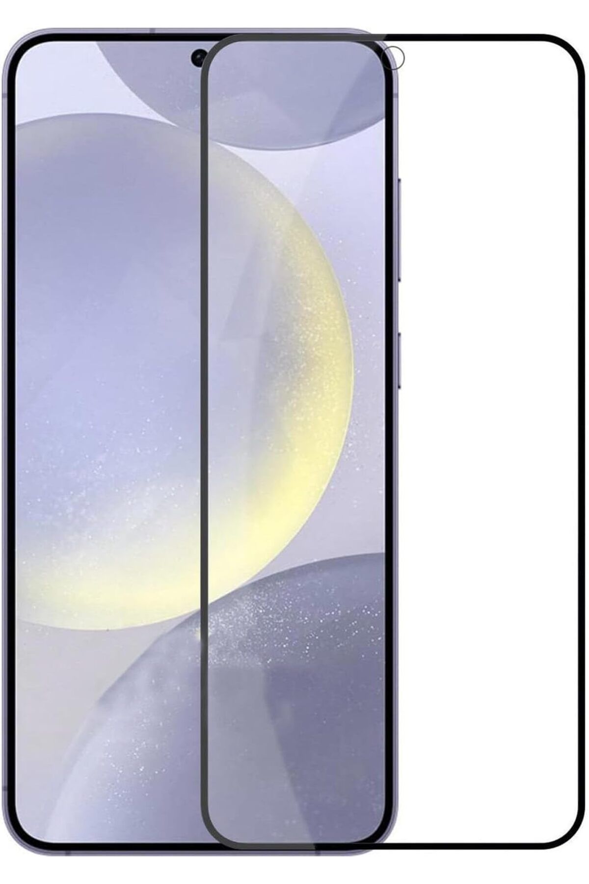 STOREMAX nffashopm -Galaxy S24 Ultra İle Uyumlu 6D Anti-Statik Özellikli Siyah Kenarlı Çizilmez Ekran Kor
