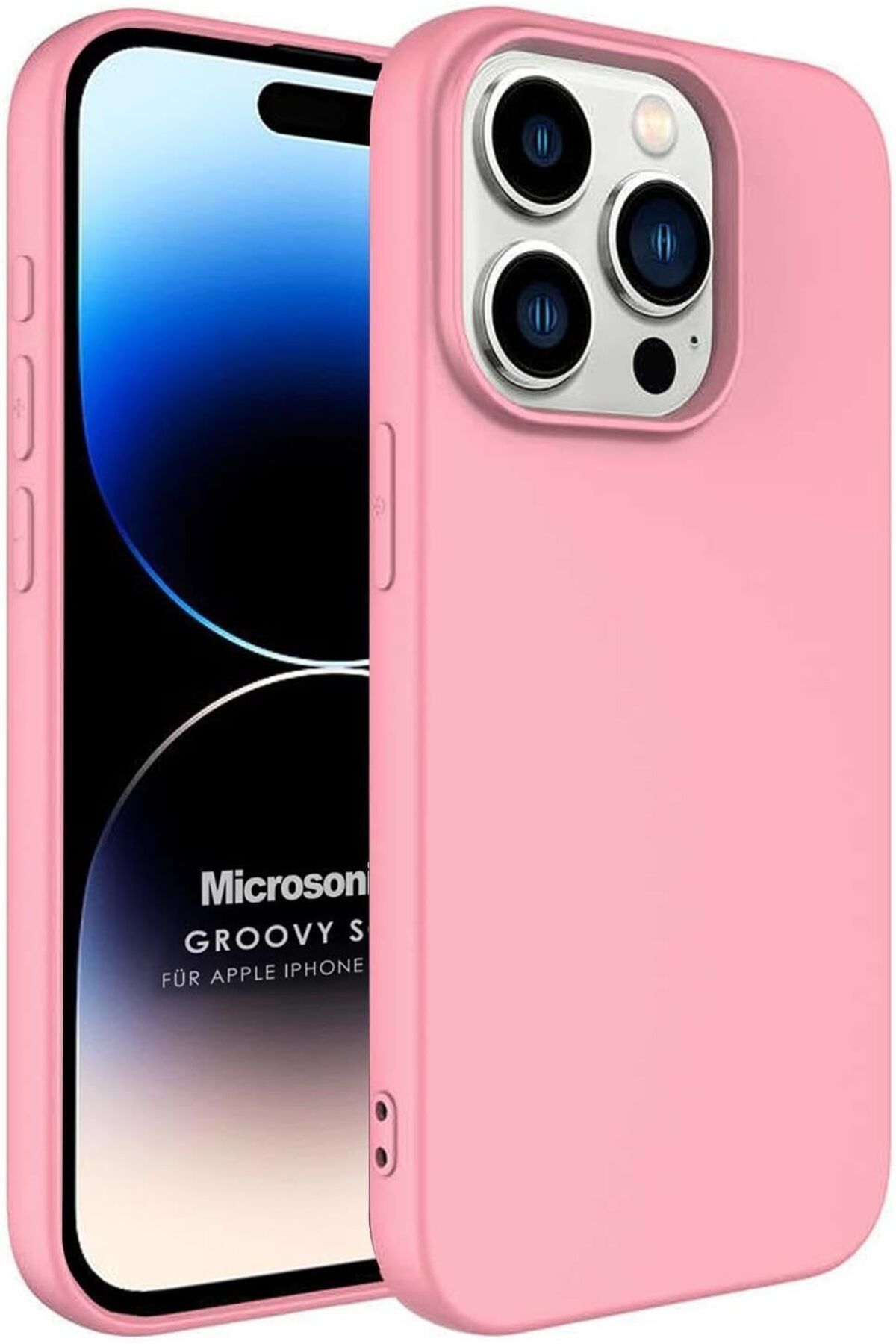 STOREMAX cmllashop Kılıf iPhone 15 Pro için Groovy Soft Rose Gold [iPhone 15 Pro ile Uyumlu Kılıf - Ros