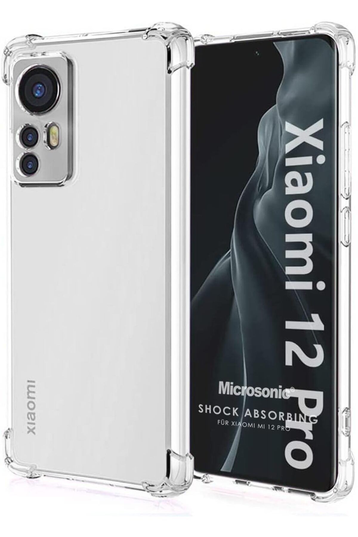 STOREMAX ysstorex Xiaomi Mi 12 Pro için Kılıf Shock Absorbing Şeffaf [Mi 12 Pro ile Uyumlu Kılıf - Şef