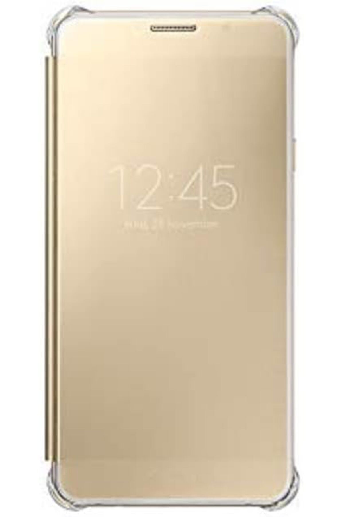 yenibagshop Altın A7 (2016) Clear View Fonksiyonel Kılıf