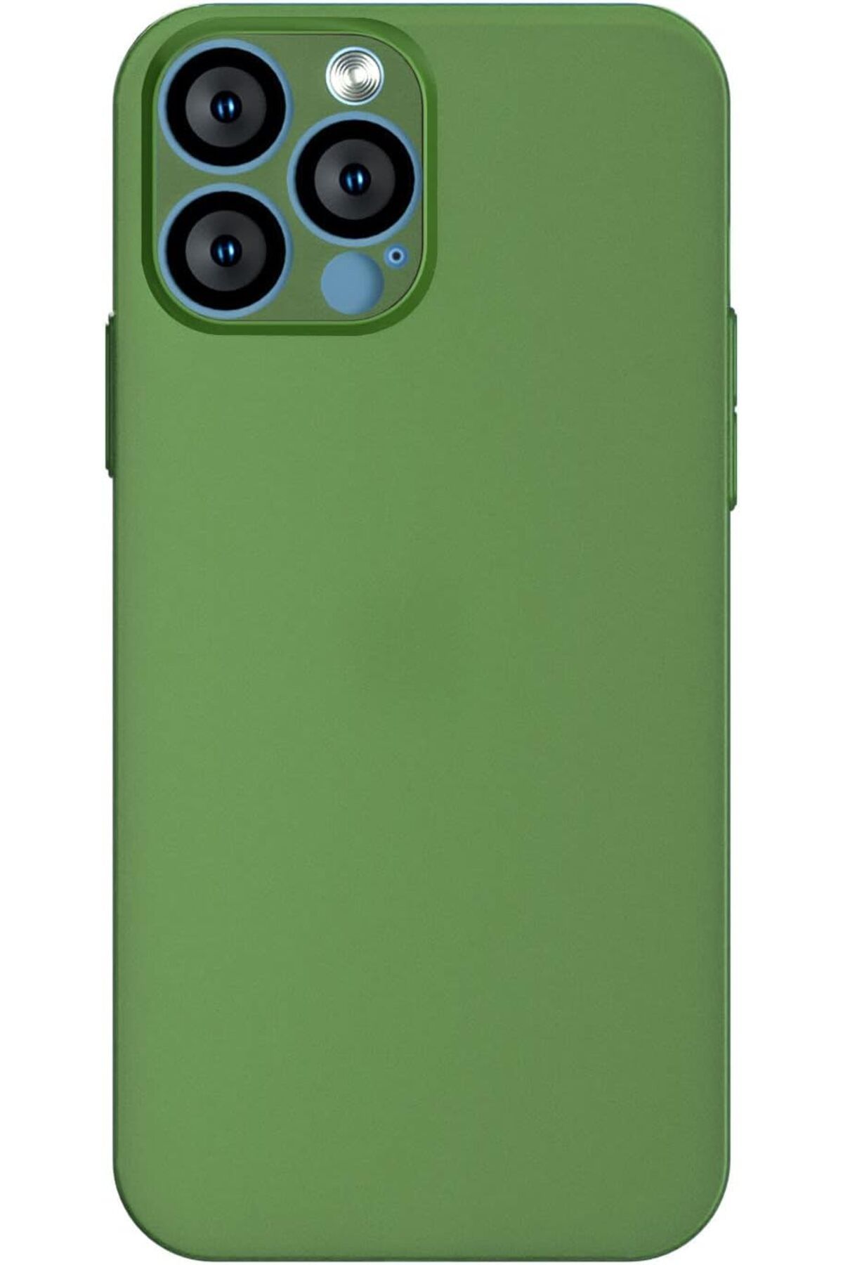 STOREMAX lbstorex iPhone 11 Pro Max uyumlu BasicColors Ultra İnce Mat TPU Kılıf (Şeffaf Yeşil) Newdsng 1