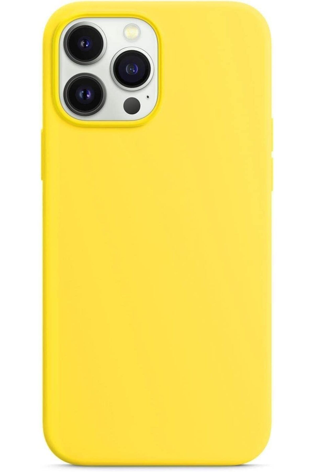 STOREMAX nffastore AKSESUAR iphone 14 Pro (6.1) inç İçi Kadife Lansman Silikon Kılıf Şok Emici Full Kas