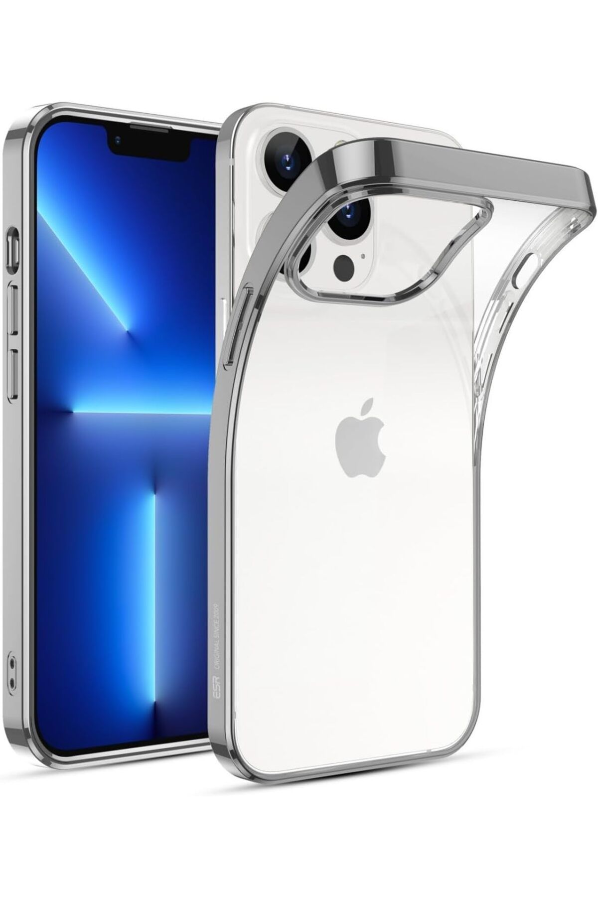 STOREMAX daiviolastore iPhone 13 Pro Max Kılıf,Classic Hybrid Gümüş Rengi DLStore 990396