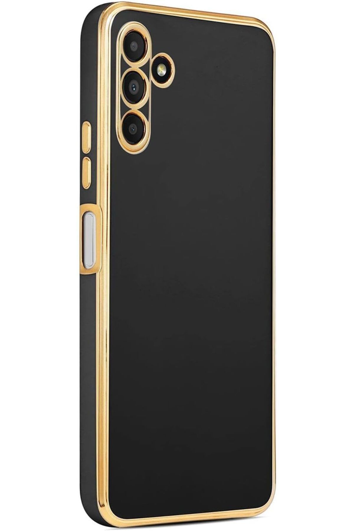 yenibagshop Samsung Galaxy A54 için Kılıf Olive Plated Siyah [Galaxy A54 ile Uyumlu Kılıf - Siyah]