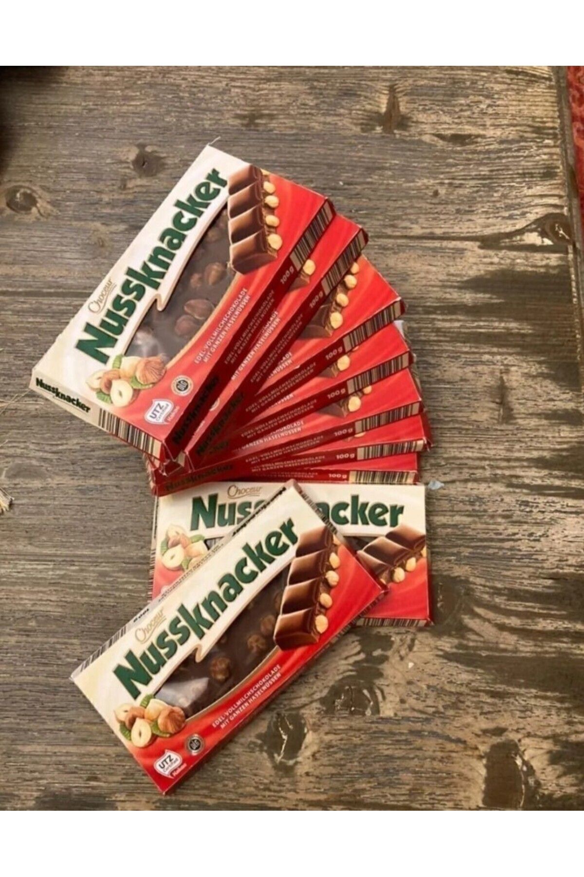 NUSSKNACKER 100gr Almanyanın En Lezzetli Çikolatası 10 ADET