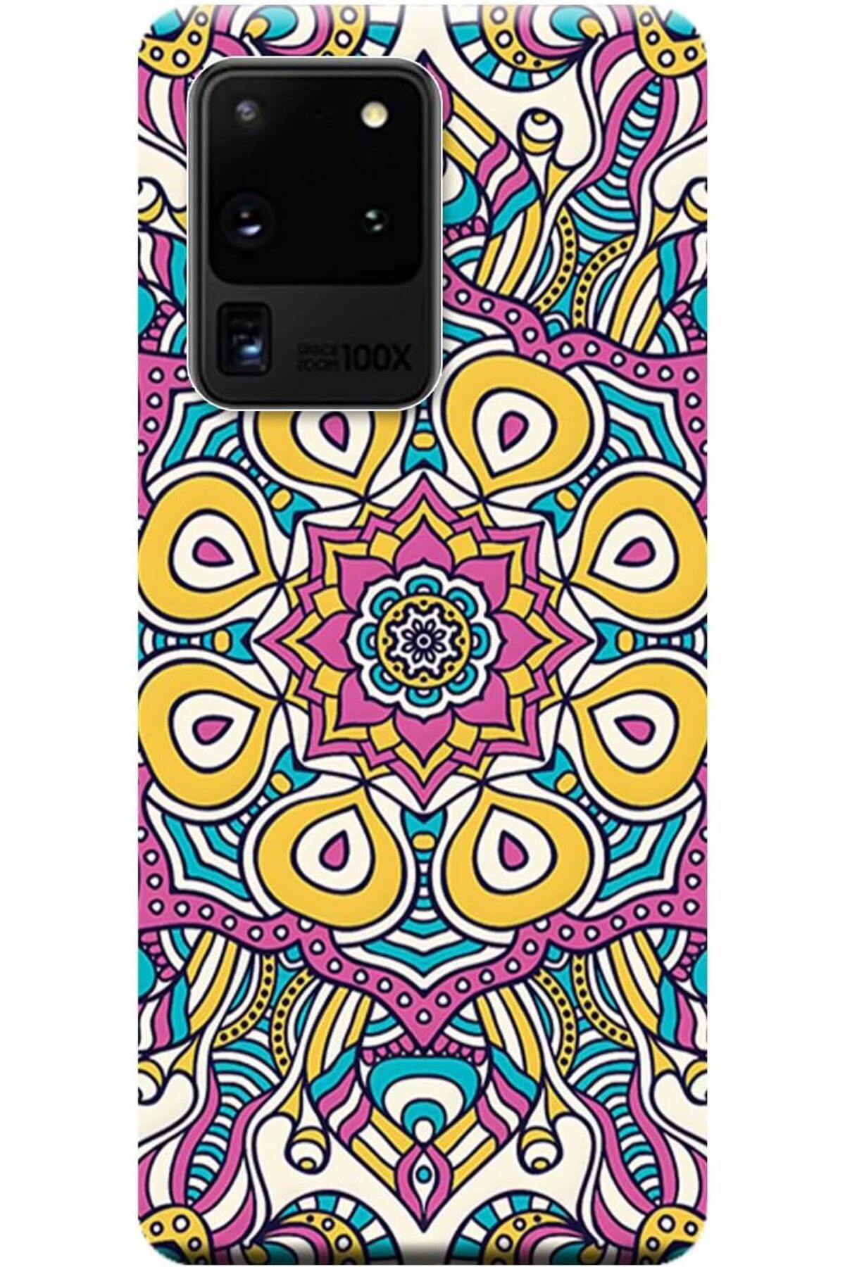 STOREMAX cmllashop Merkezi Galaxy S20 Ultra Kılıf (SM-G988B) Baskılı Silikon Vektör Tasarım STK:496 5