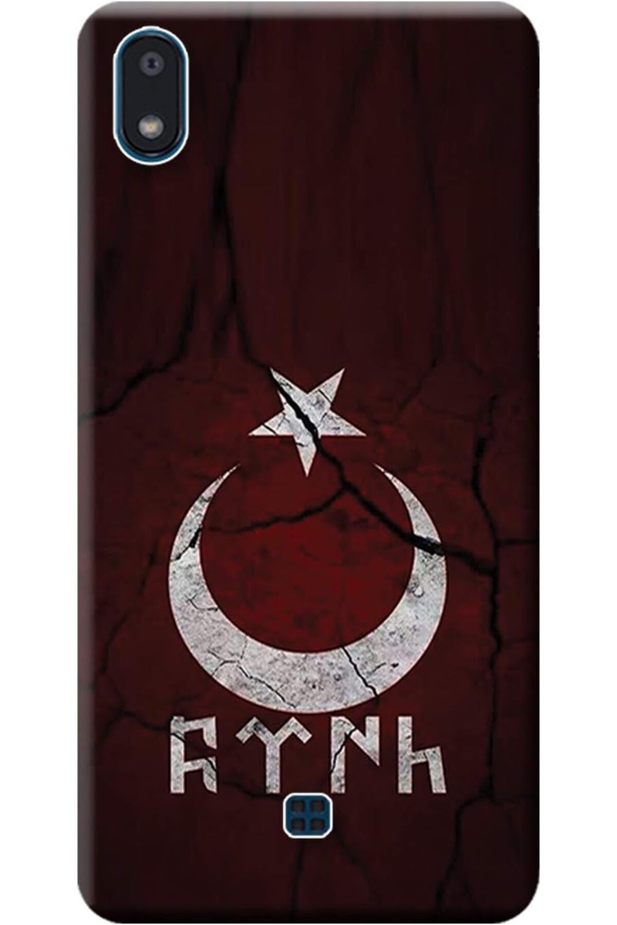STOREMAX daiviolastore Merkezi KM_LG_K20_378 LG K20 Kılıf Desen Baskılı Silikon Göktürkçe Türk STK: 3